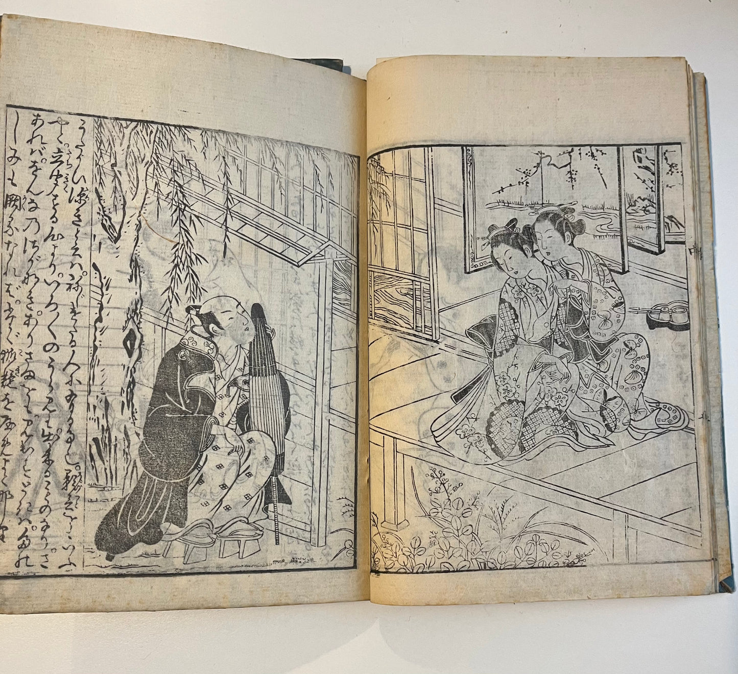 1752 -  Ehon Kotowasagusa (the Picture Book of Proverbs) - Toyonobu