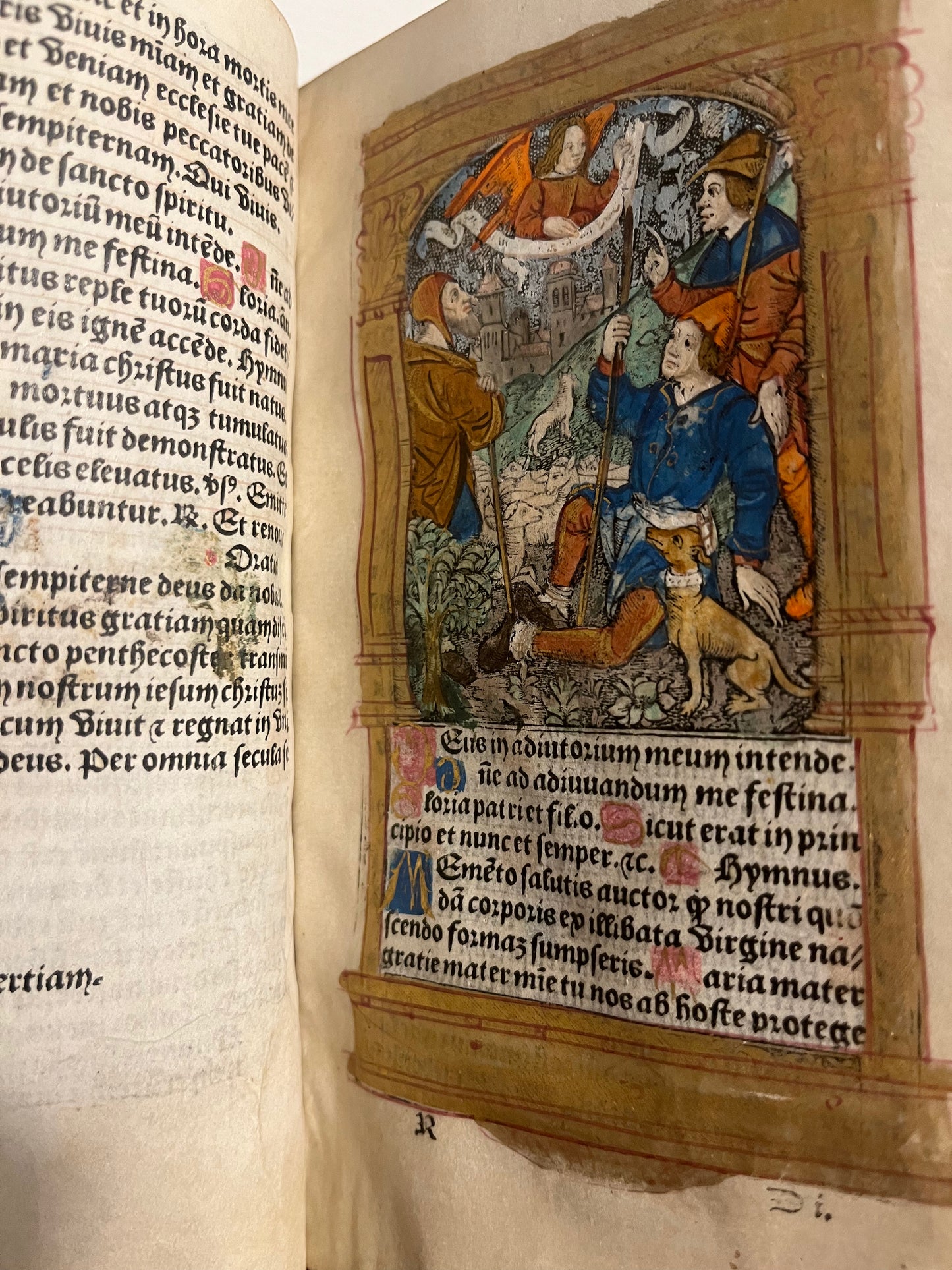 Post-Incunable ILLUMINATED Book of Hours - Heures a l'usaige de Rome - Paris, Anthoine Chappiel pour Gilles Hardouyn, 1504