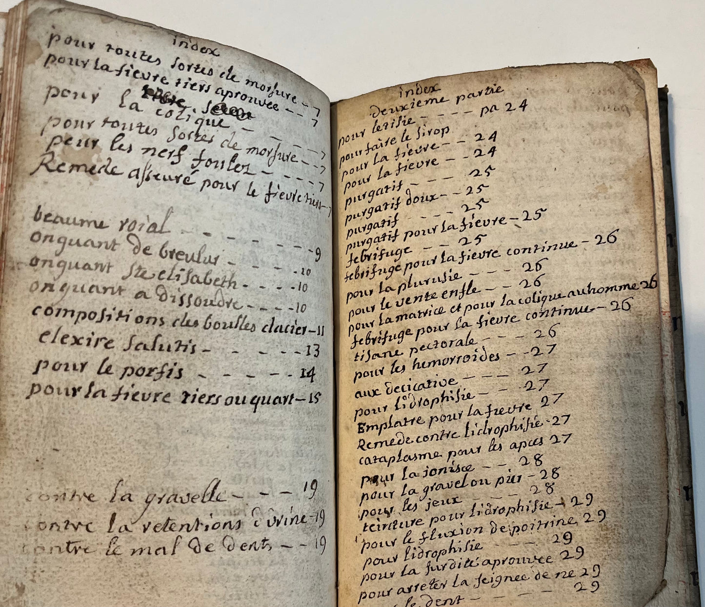 Early 18th Century Manuscript Medical book - Dragons blood and powdered Mummy - 15th Century Antiphonal leaf binding - 18th Century Prayers inserted