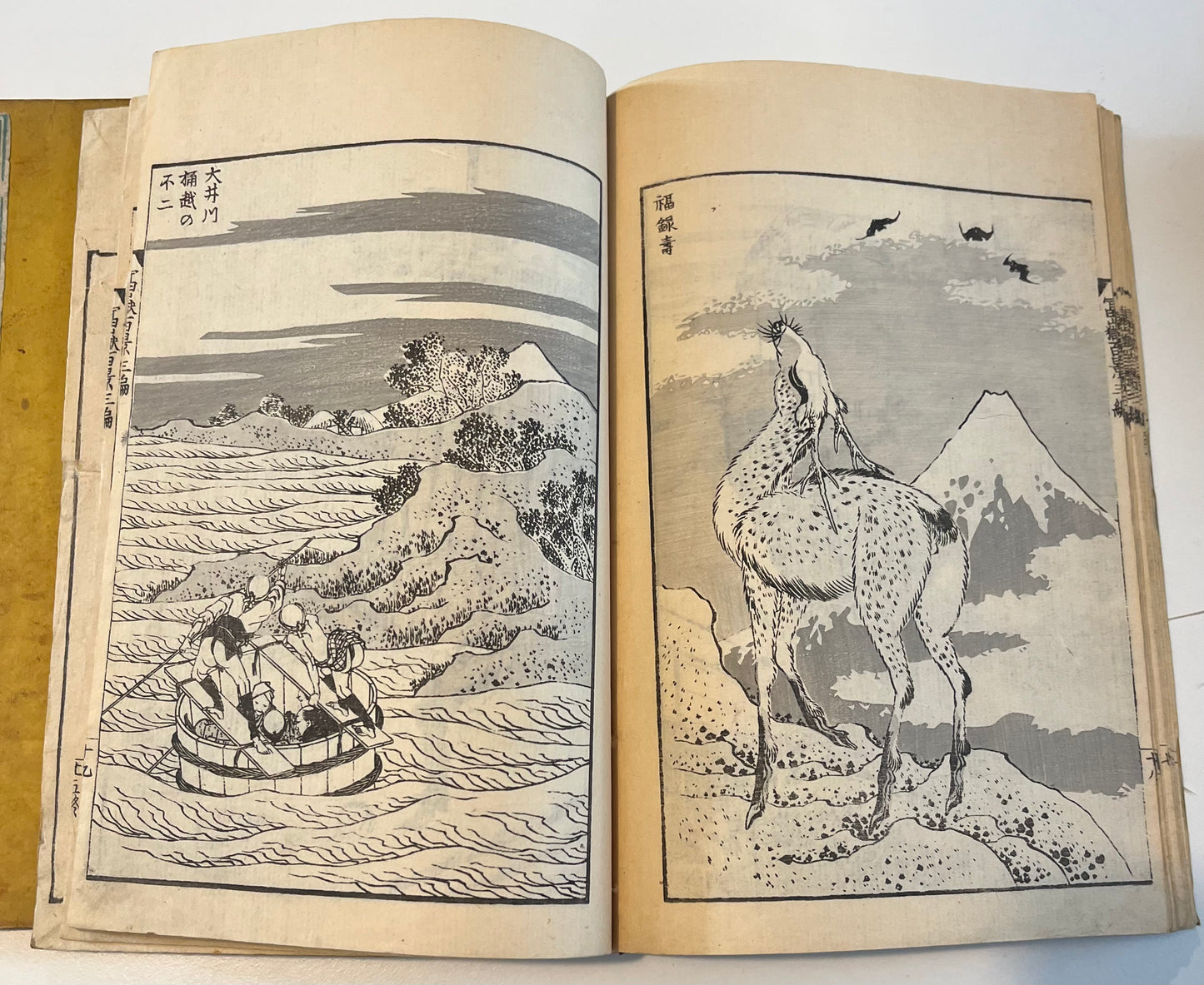 Fugaku Hyakkei (One Hundred Views of Mount Fuji) - Katsushika Hokusai - 1875 Meiji Edition