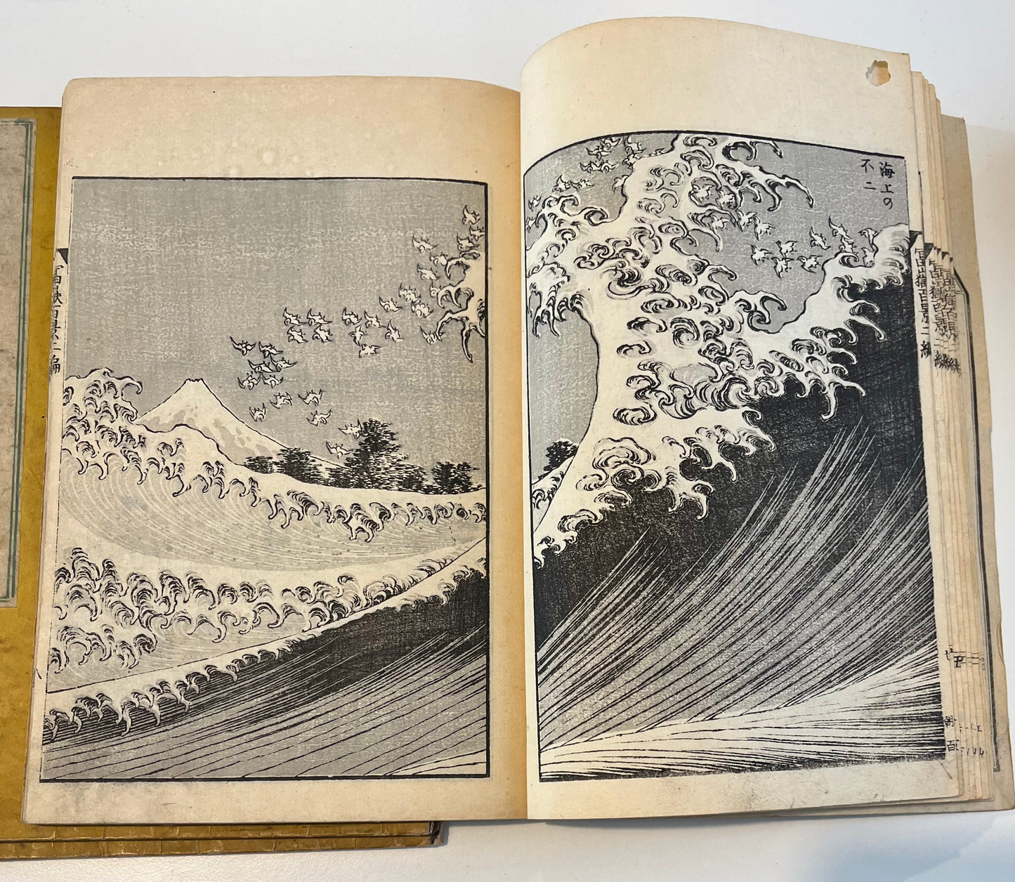 Fugaku Hyakkei (One Hundred Views of Mount Fuji) - Katsushika Hokusai - 1875 Meiji Edition