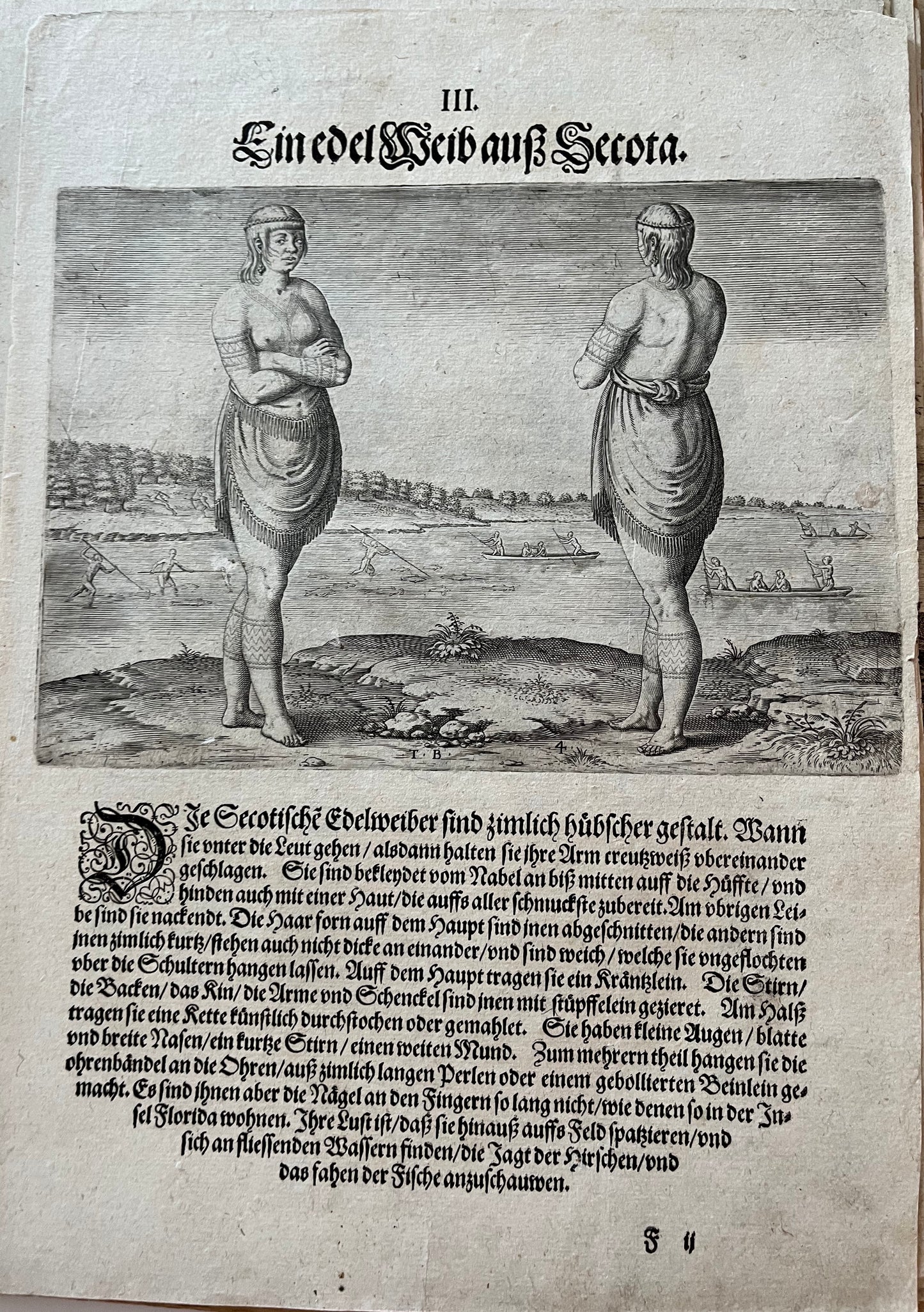 Wunderbarliche, doch warhafftige Erklärung, vonder Gelegenheit vnd Sitten der Wilden in Virginia - 2nd German Edition of De Bry's "Admiranda Narratio" / A Brief and True report - Thomas Harriot - 1600