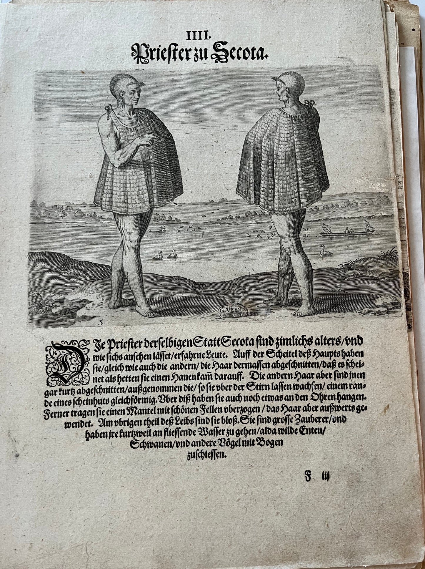 Wunderbarliche, doch warhafftige Erklärung, vonder Gelegenheit vnd Sitten der Wilden in Virginia - 2nd German Edition of De Bry's "Admiranda Narratio" / A Brief and True report - Thomas Harriot - 1600
