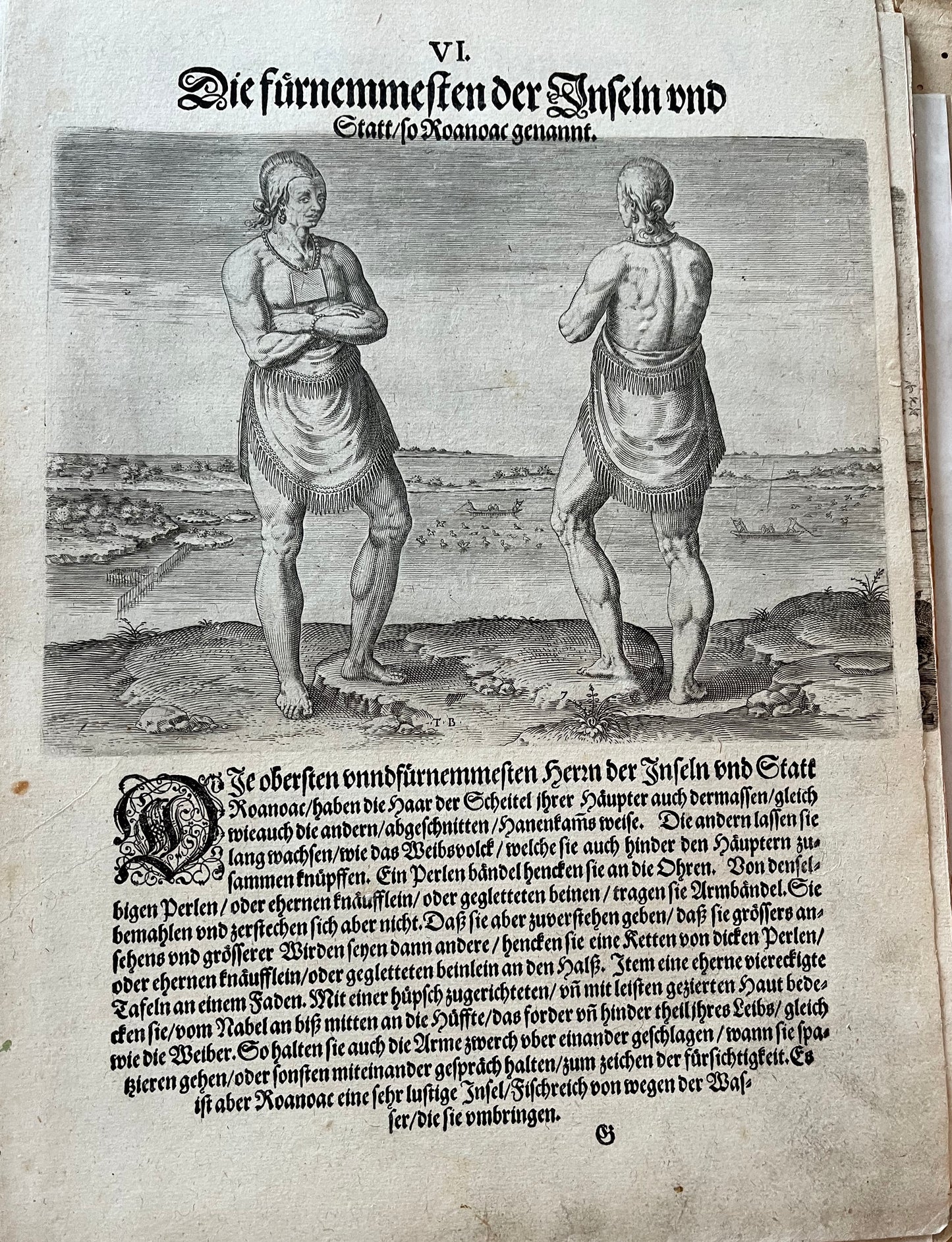 Wunderbarliche, doch warhafftige Erklärung, vonder Gelegenheit vnd Sitten der Wilden in Virginia - 2nd German Edition of De Bry's "Admiranda Narratio" / A Brief and True report - Thomas Harriot - 1600