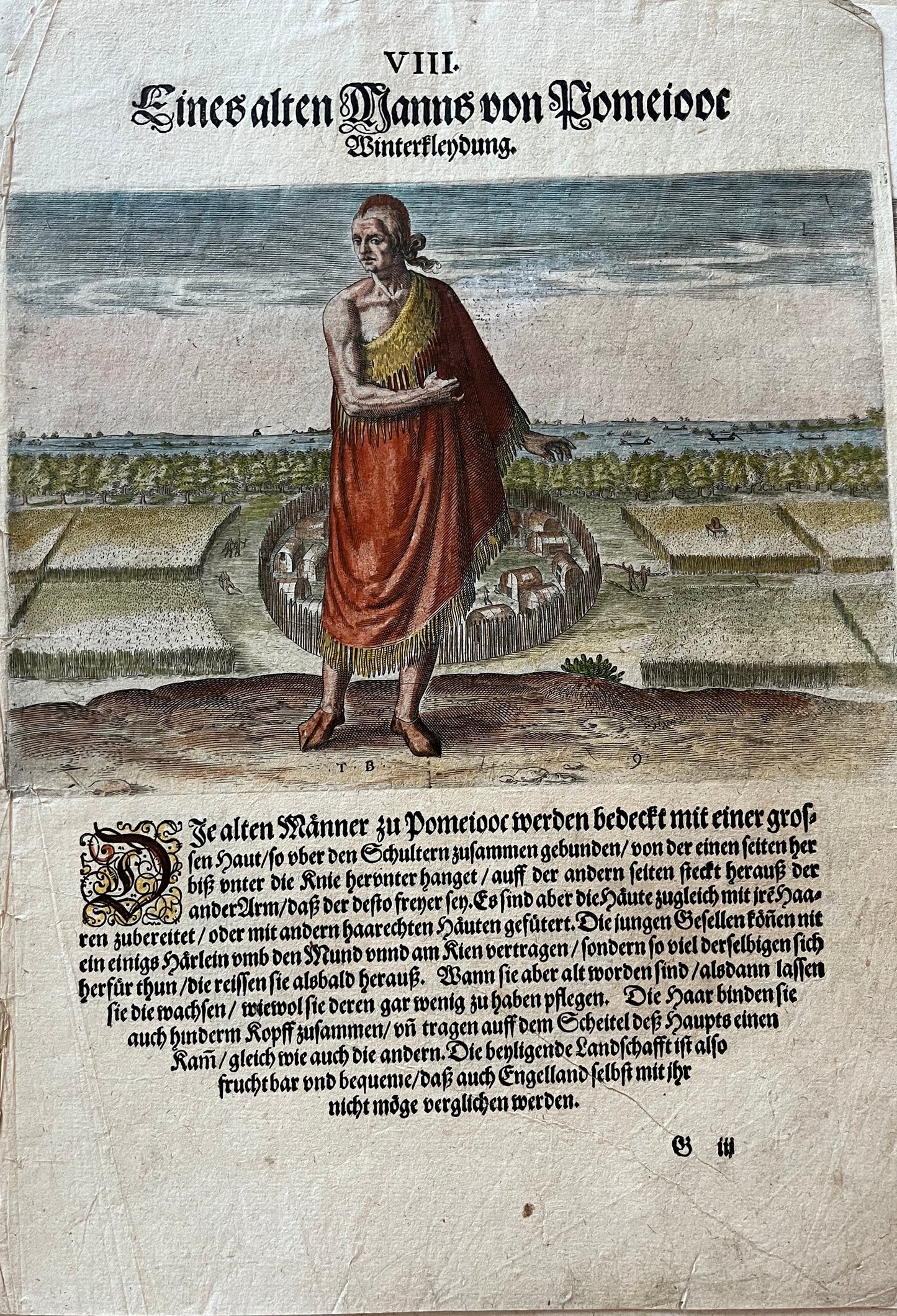 Wunderbarliche, doch warhafftige Erklärung, vonder Gelegenheit vnd Sitten der Wilden in Virginia - 2nd German Edition of De Bry's "Admiranda Narratio" / A Brief and True report - Thomas Harriot - 1600