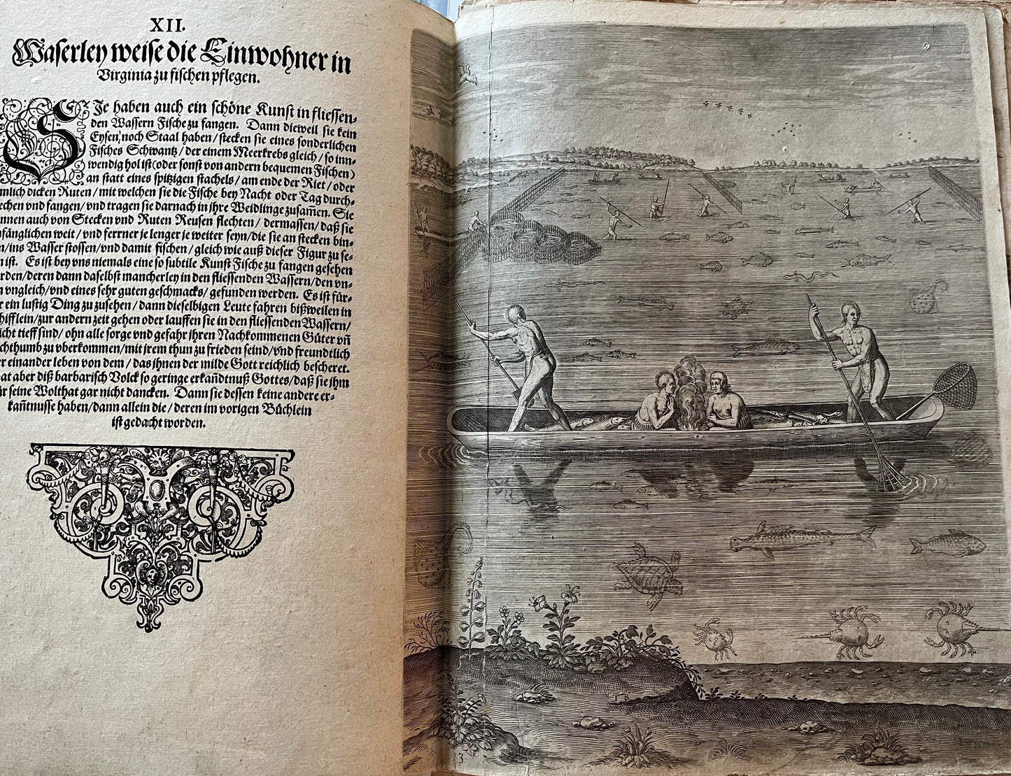 Wunderbarliche, doch warhafftige Erklärung, vonder Gelegenheit vnd Sitten der Wilden in Virginia - 2nd German Edition of De Bry's "Admiranda Narratio" / A Brief and True report - Thomas Harriot - 1600