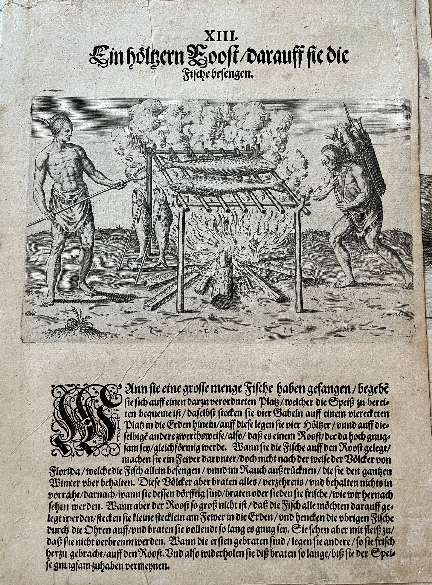 Wunderbarliche, doch warhafftige Erklärung, vonder Gelegenheit vnd Sitten der Wilden in Virginia - 2nd German Edition of De Bry's "Admiranda Narratio" / A Brief and True report - Thomas Harriot - 1600
