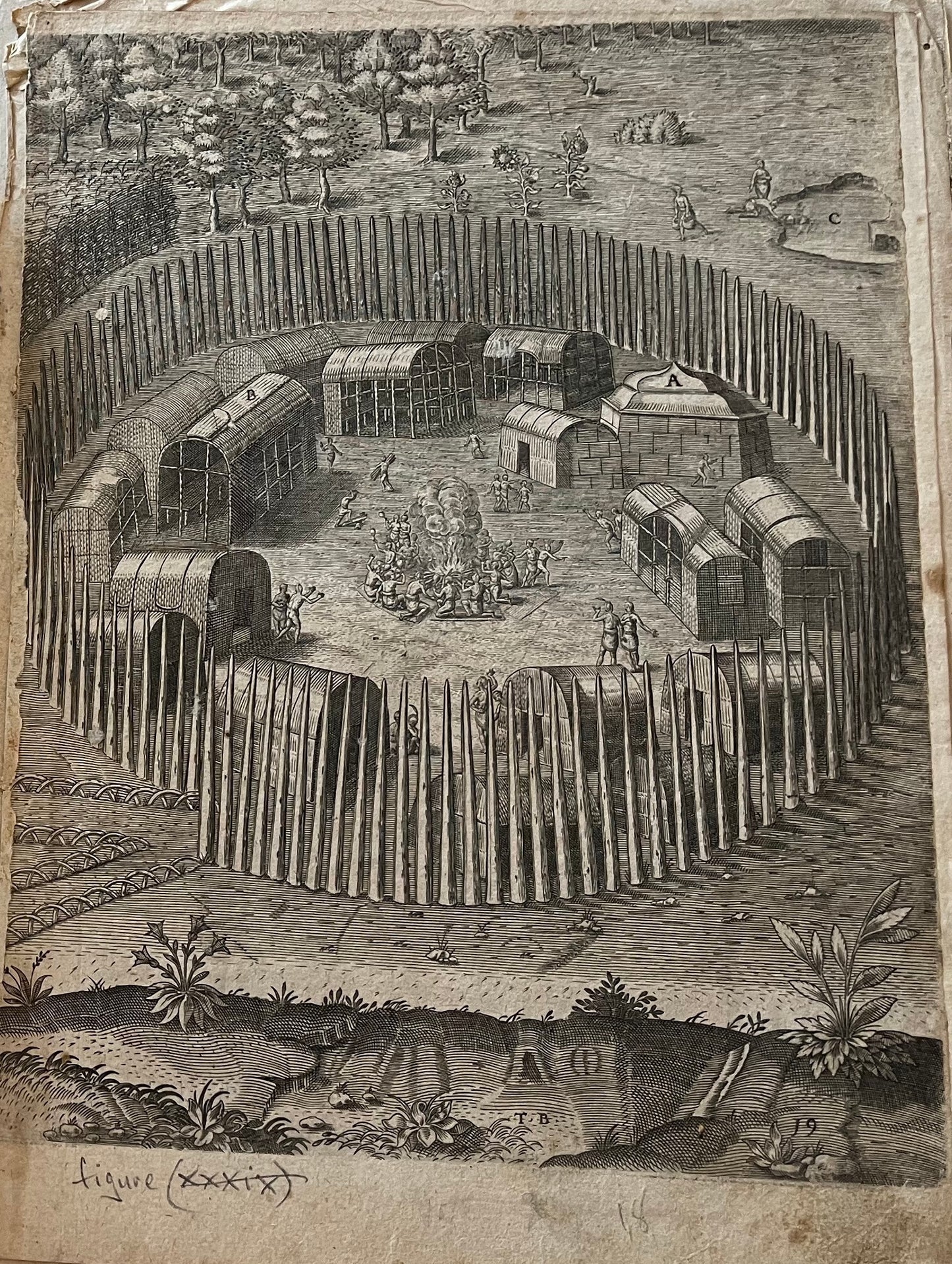 Wunderbarliche, doch warhafftige Erklärung, vonder Gelegenheit vnd Sitten der Wilden in Virginia - 2nd German Edition of De Bry's "Admiranda Narratio" / A Brief and True report - Thomas Harriot - 1600
