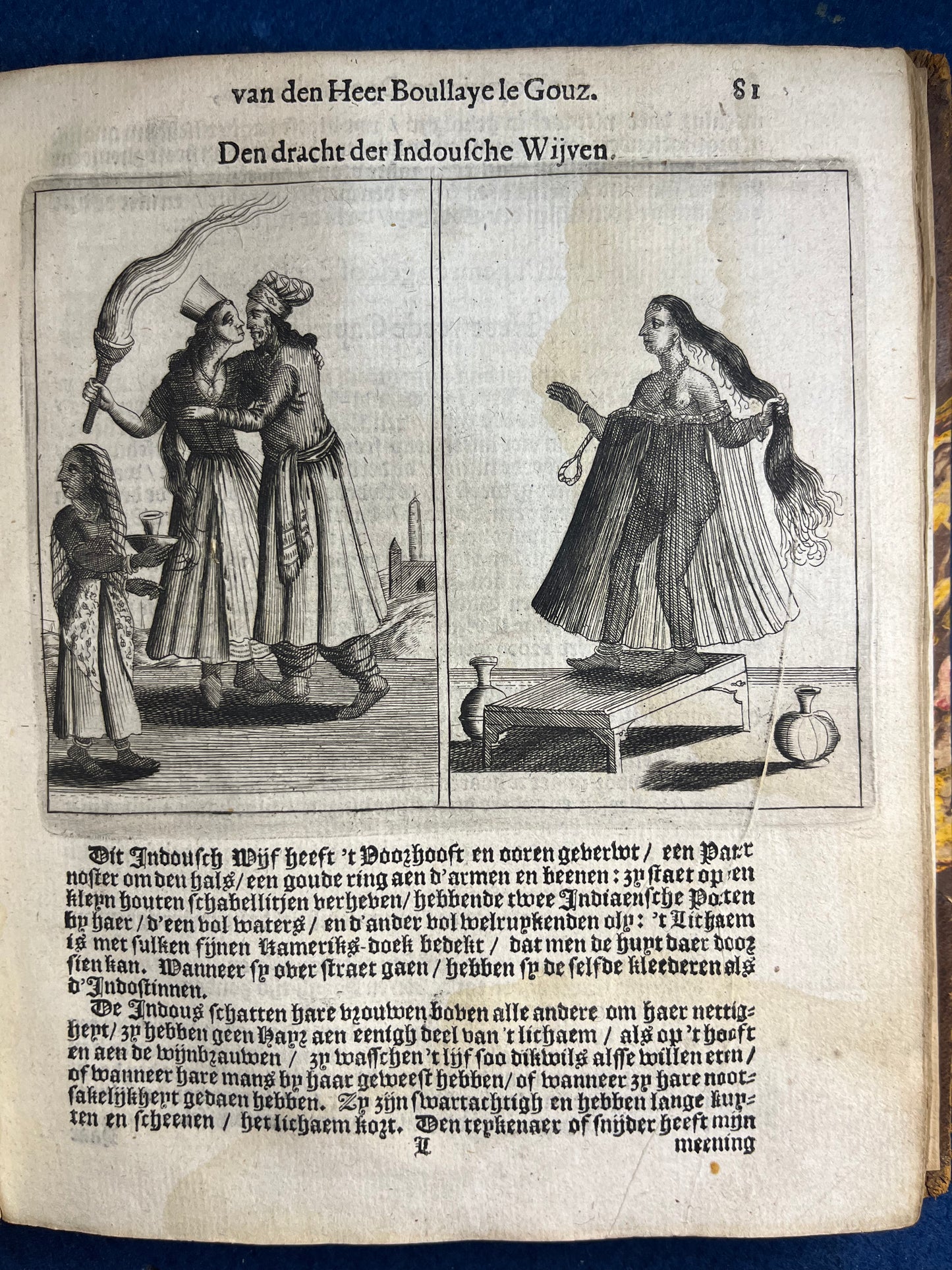 De Reyse en Optkeningh Van den Heer Boulaye le Gouz - Middle East, India, Oxford, Globe Theatre London.