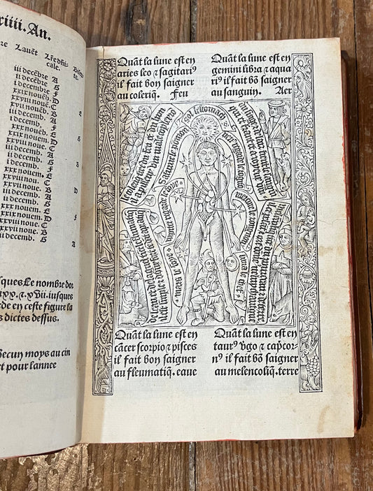 Incunable - 1499 Book of Hours - Hore beate Marie ad usum Cabilonensem - Thielman Kerver