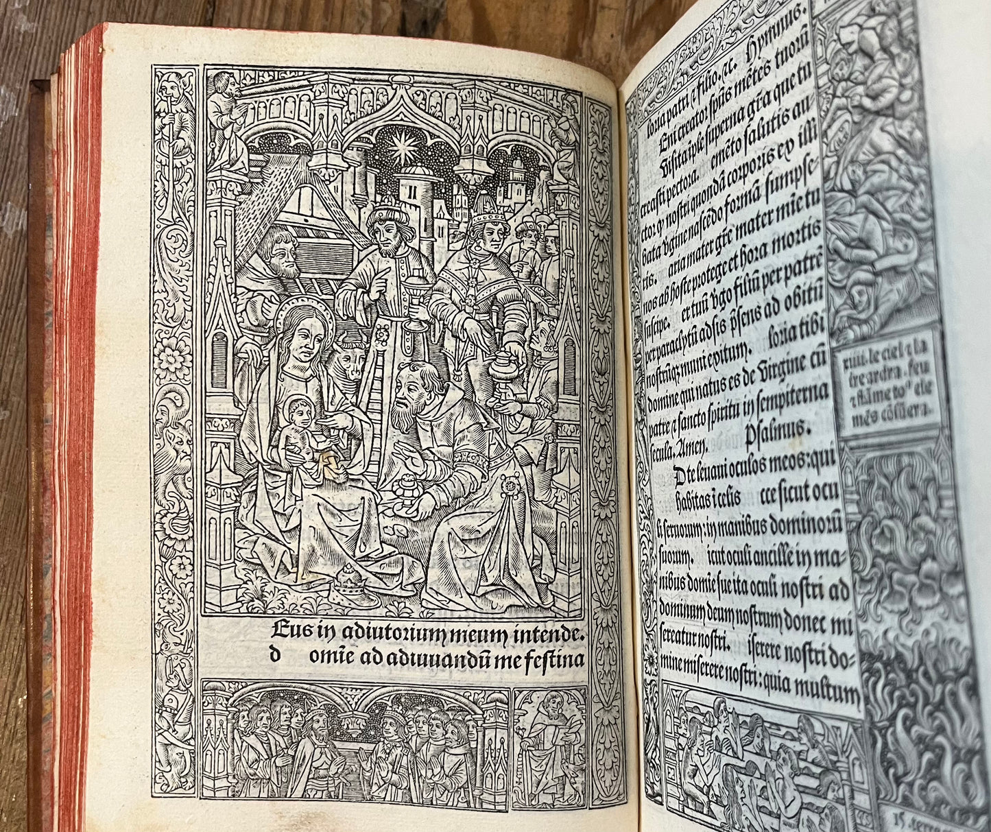 Incunable - 1499 Book of Hours - Hore beate Marie ad usum Cabilonensem - Thielman Kerver