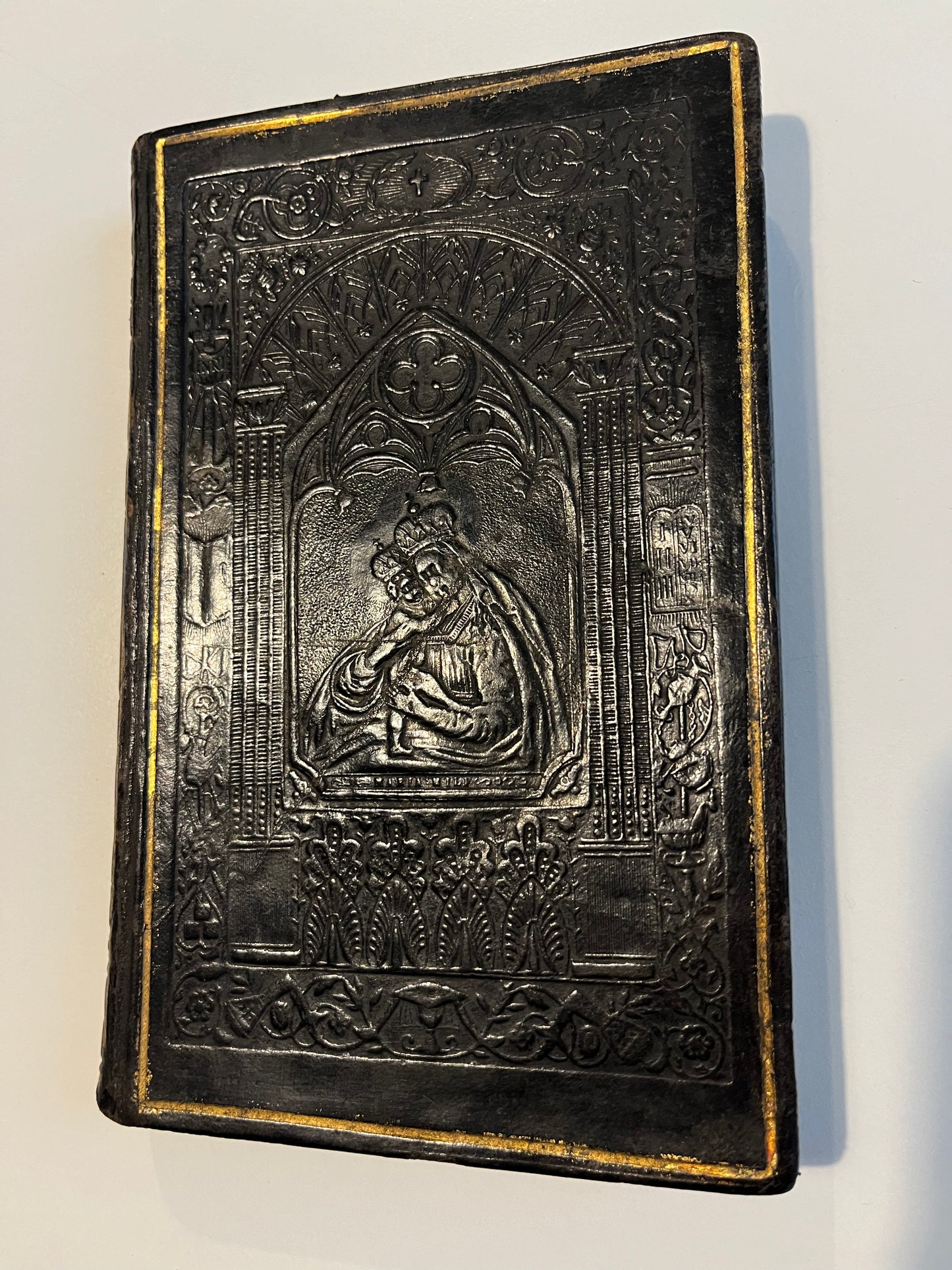 c1820 Austrian Manuscript Prayer book with "Eye of Providence" illustration
