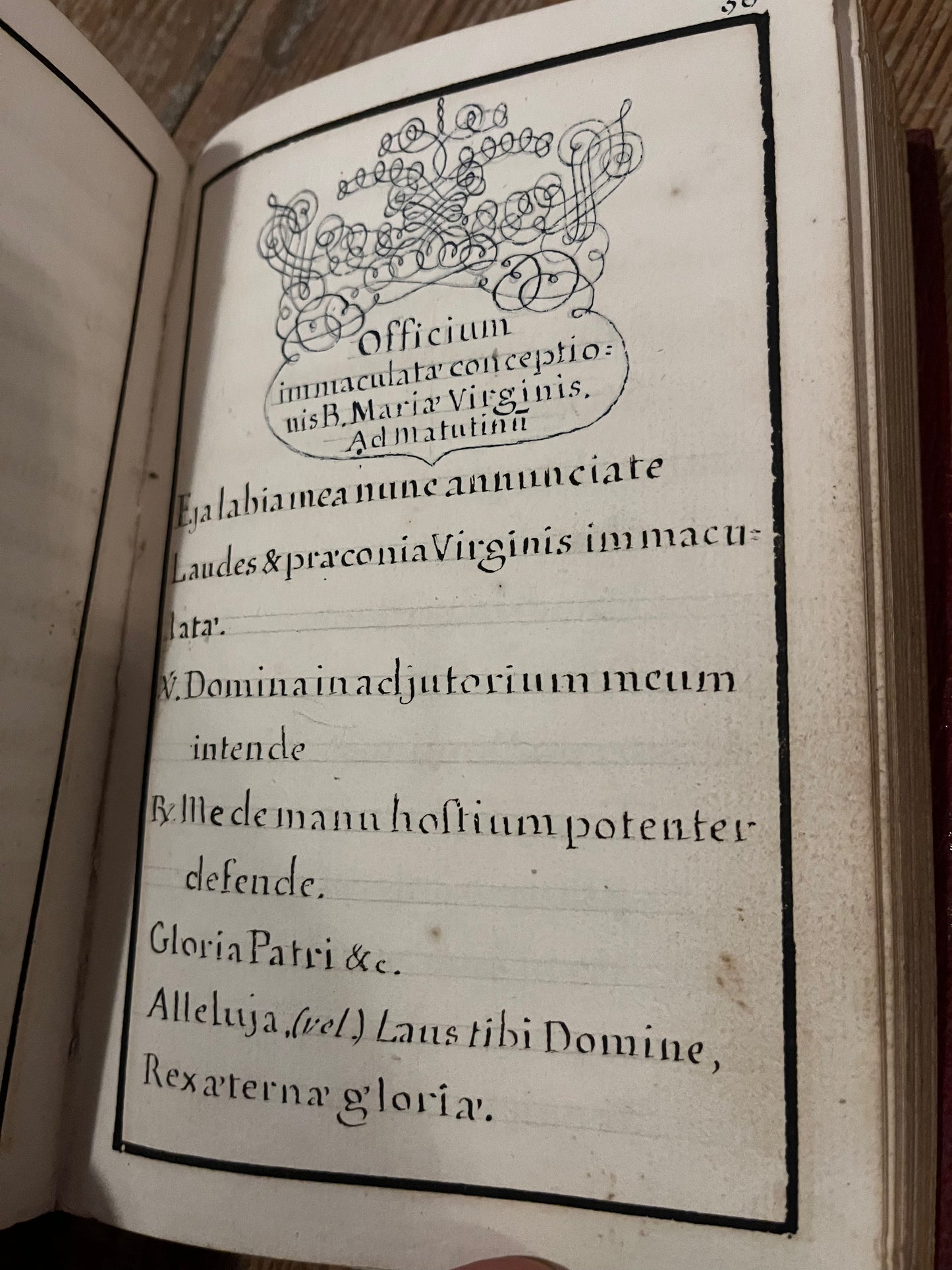 Late 18th Century Manuscript Book of hours