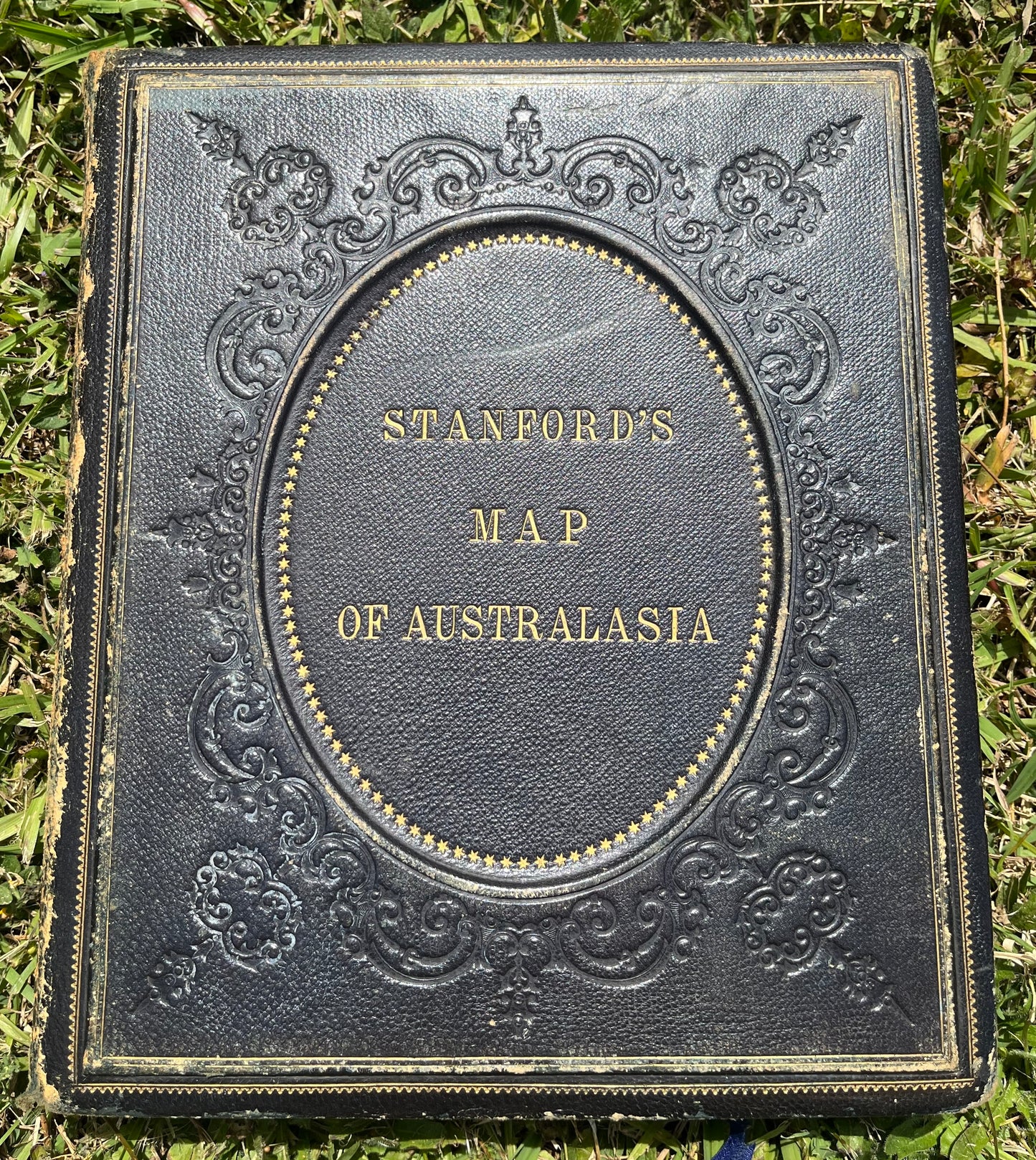 Large Wall Map - "Stanford's Library Map of Australasia" - London - 1st Edition 1859