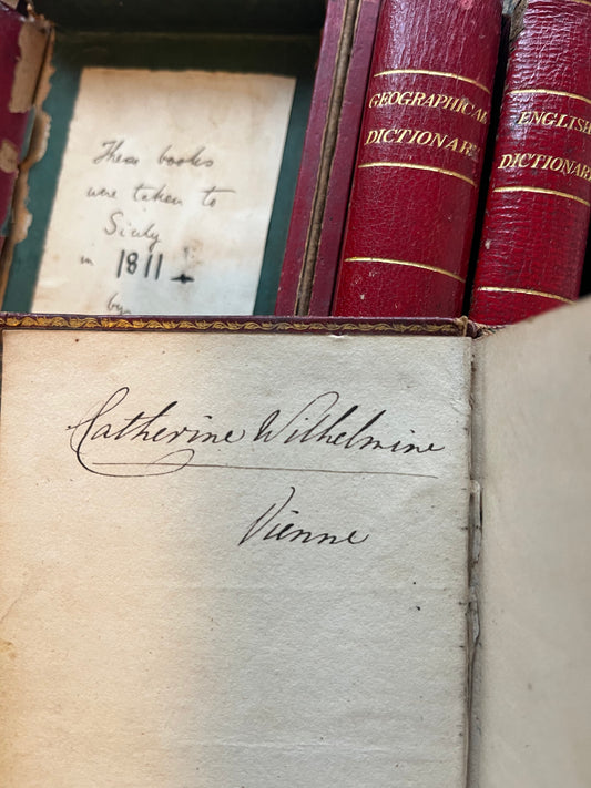 "A Traveller's Set of Books on Language and Geography from a Famous Family of 19th Century Women Travellers - The Stanhopes"
