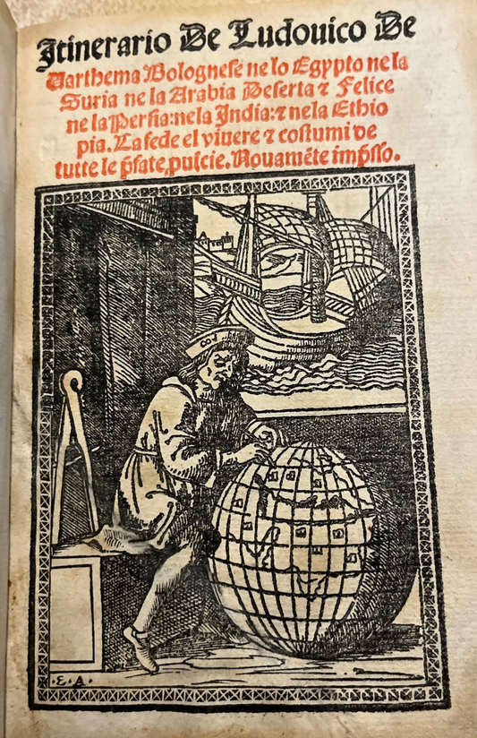 "Itinerario de Ludovico de Varthema Bolognese" - Mecca / Middle East - Venice - 1518