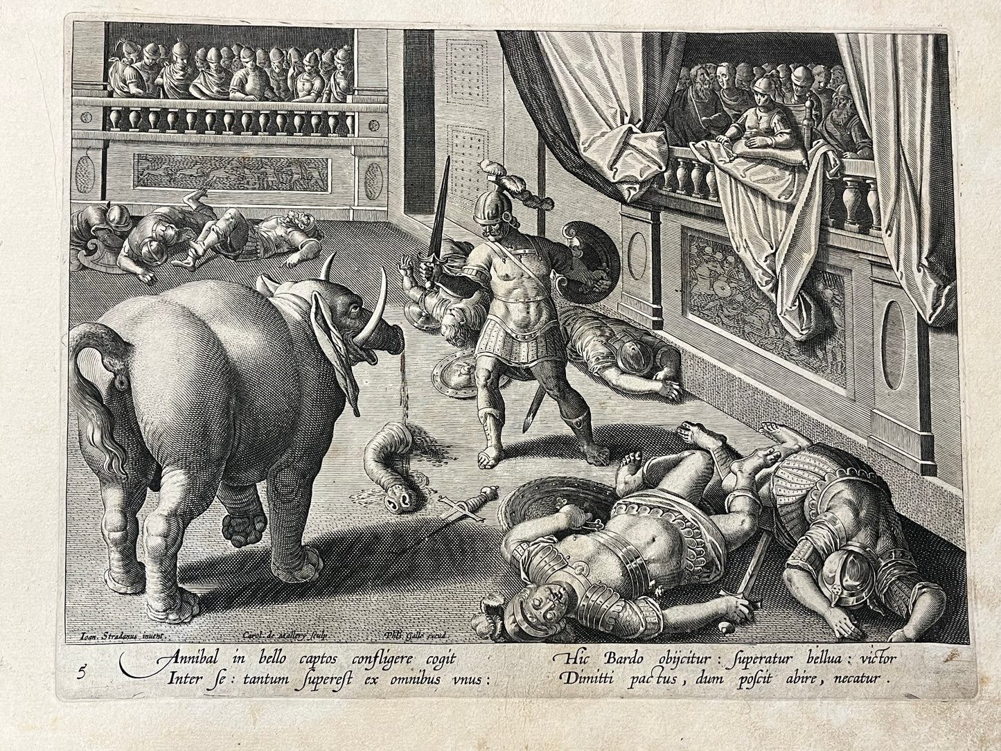 Stradanus/Galle - "Venationes ferarum, avium, piscium" - album of 51 prints - c1600