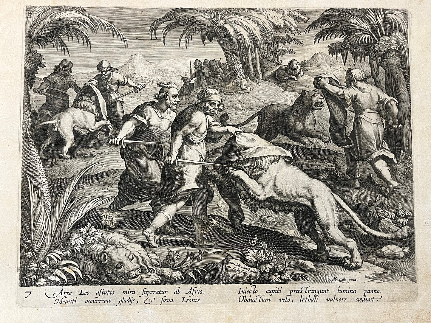Stradanus/Galle - "Venationes ferarum, avium, piscium" - album of 51 prints - c1600