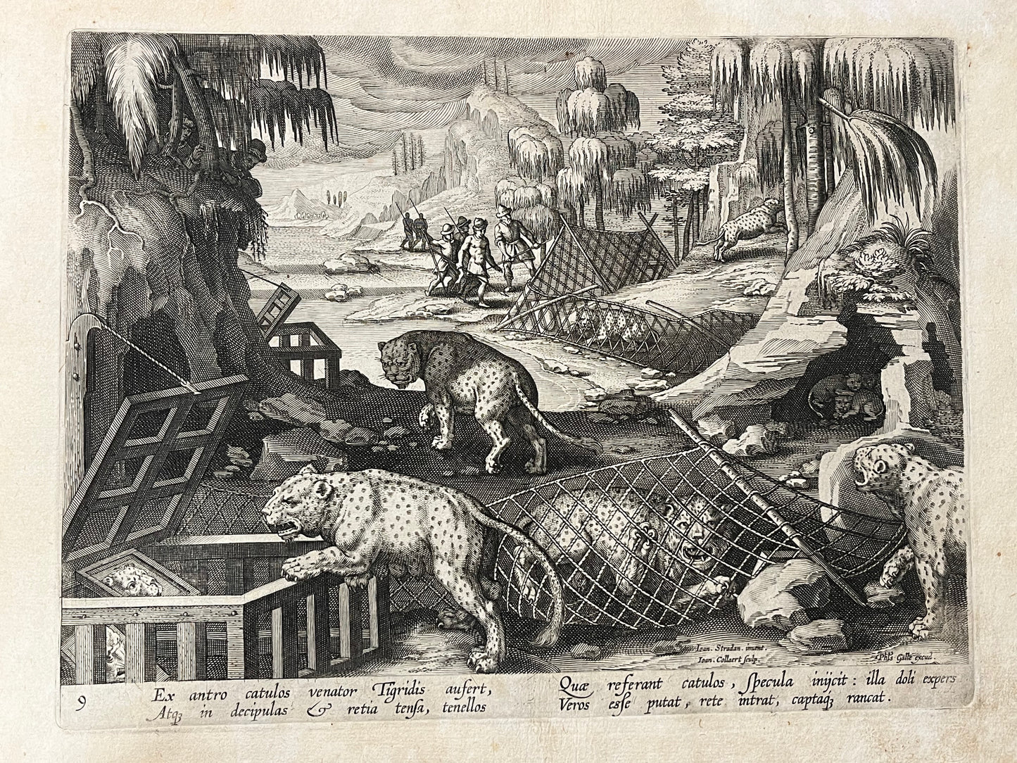 Stradanus/Galle - "Venationes ferarum, avium, piscium" - album of 51 prints - c1600