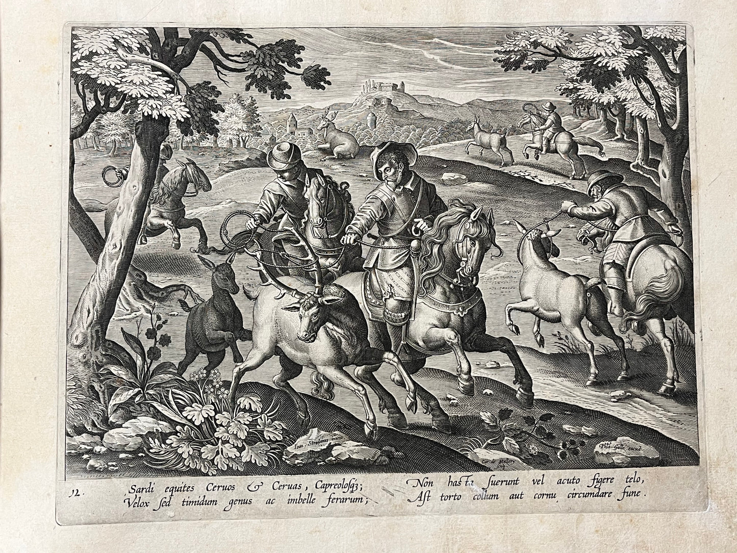 Stradanus/Galle - "Venationes ferarum, avium, piscium" - album of 51 prints - c1600