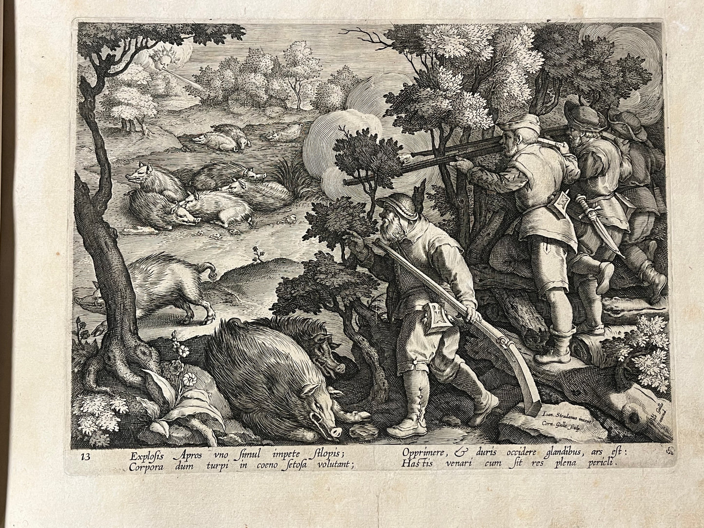 Stradanus/Galle - "Venationes ferarum, avium, piscium" - album of 51 prints - c1600