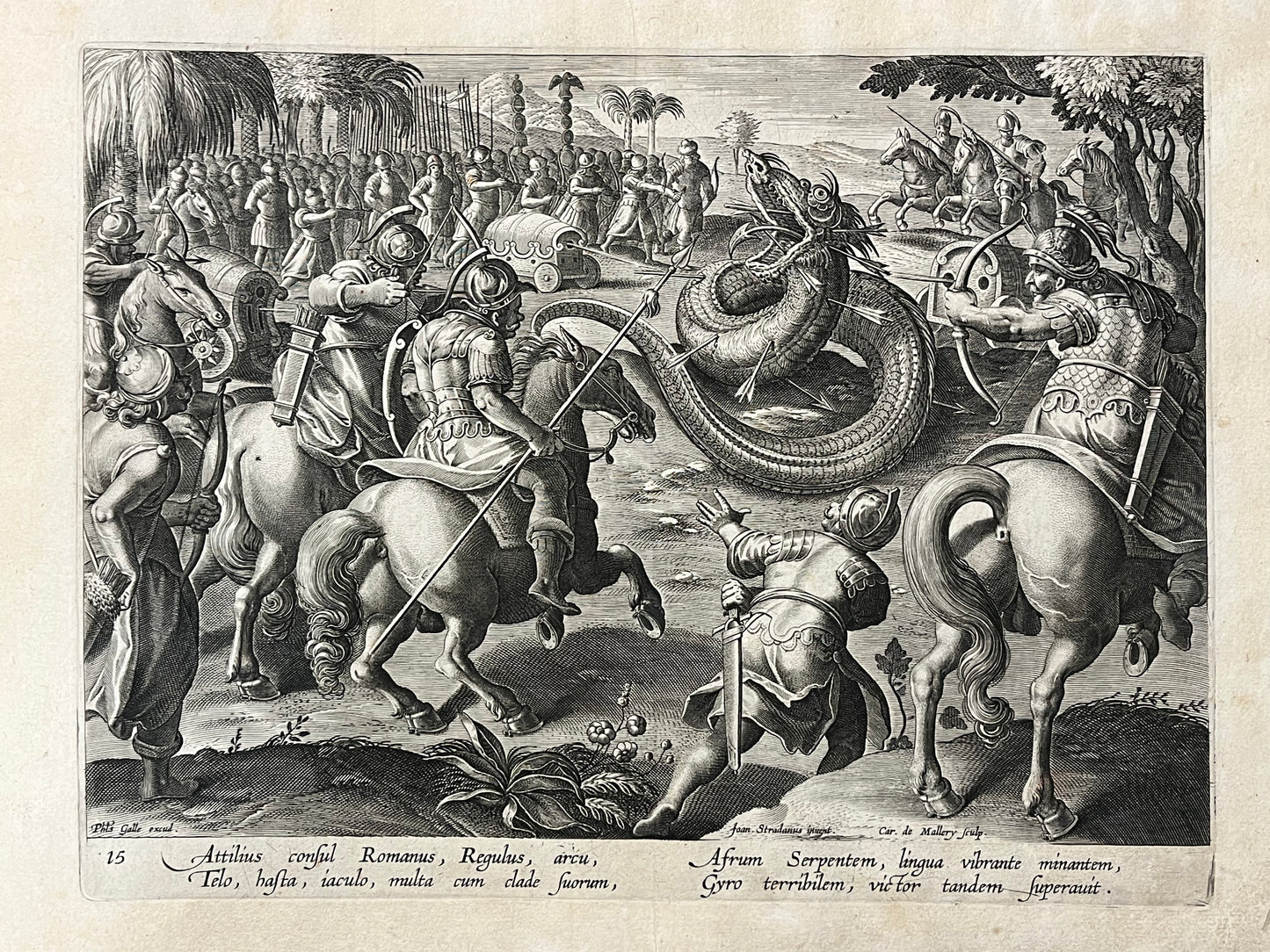 Stradanus/Galle - "Venationes ferarum, avium, piscium" - album of 51 prints - c1600