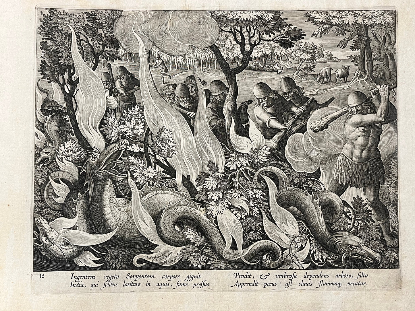 Stradanus/Galle - "Venationes ferarum, avium, piscium" - album of 51 prints - c1600