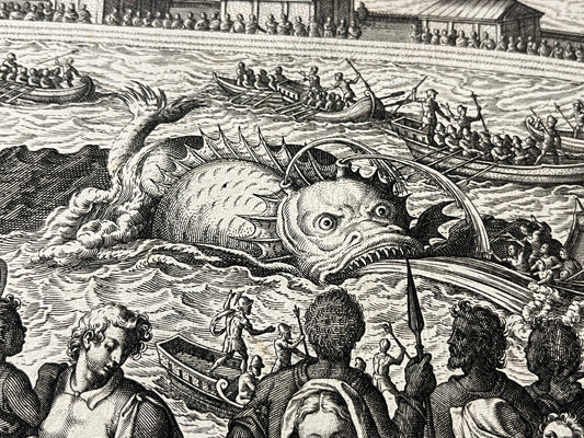Stradanus/Galle -  "Venationes ferarum, avium, piscium" - album of 51 prints - 1596