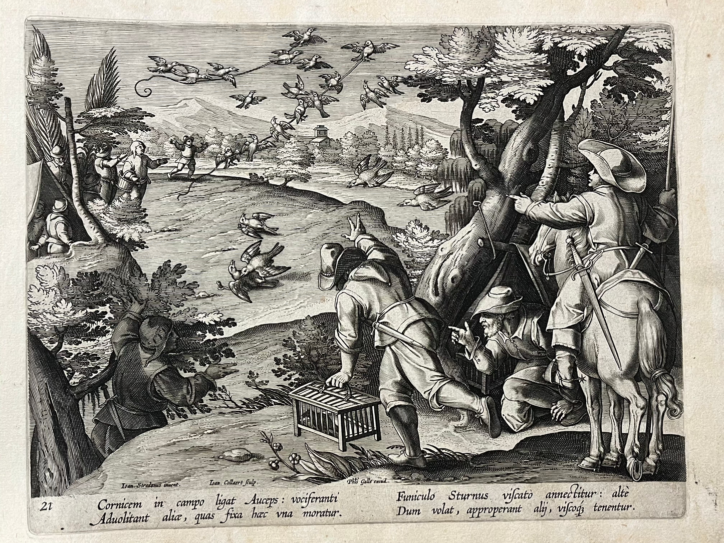 Stradanus/Galle - "Venationes ferarum, avium, piscium" - album of 51 prints - c1600