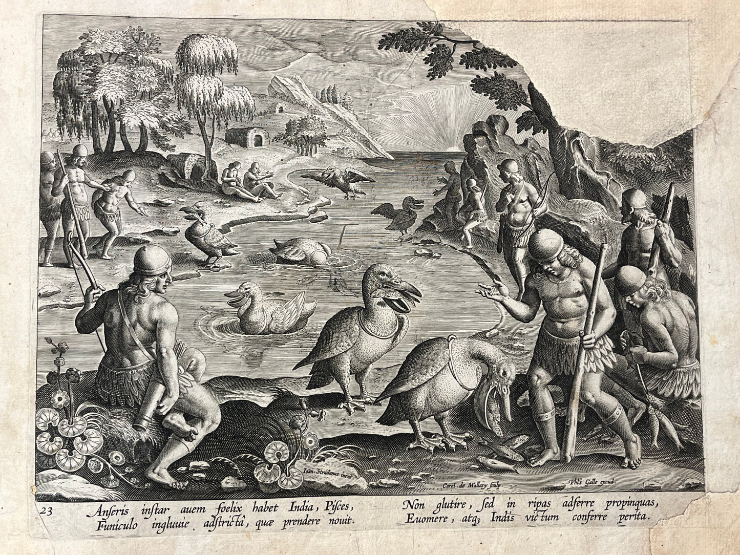 Stradanus/Galle - "Venationes ferarum, avium, piscium" - album of 51 prints - c1600