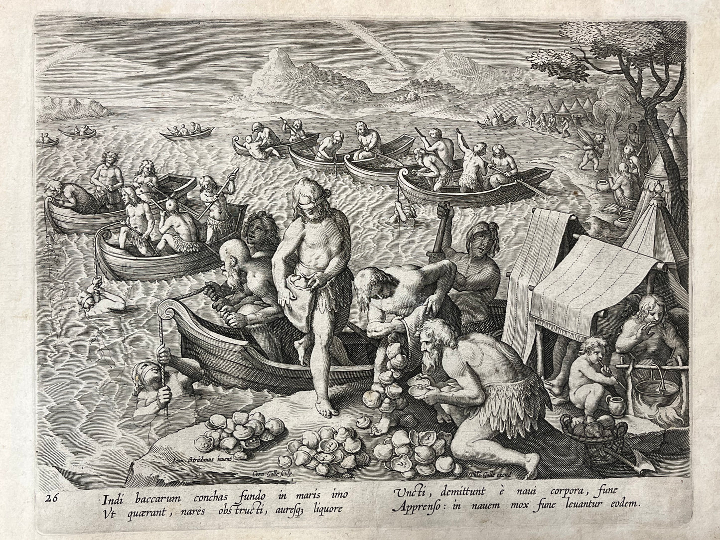 Stradanus/Galle - "Venationes ferarum, avium, piscium" - album of 51 prints - c1600