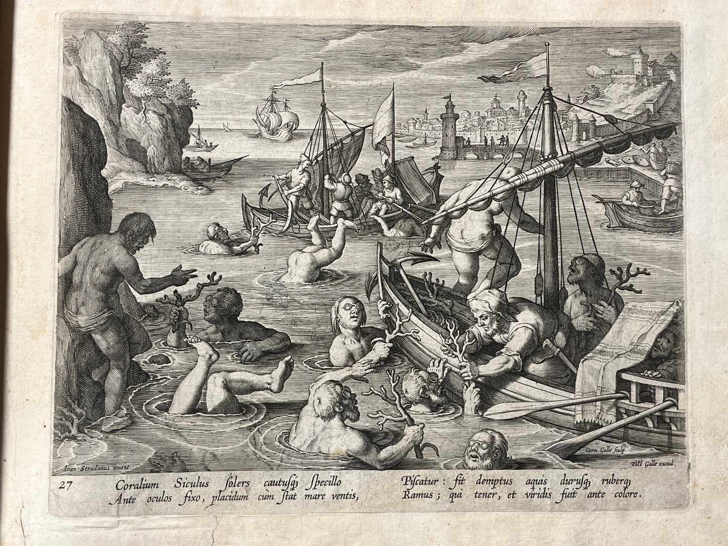 Stradanus/Galle - "Venationes ferarum, avium, piscium" - album of 51 prints - c1600