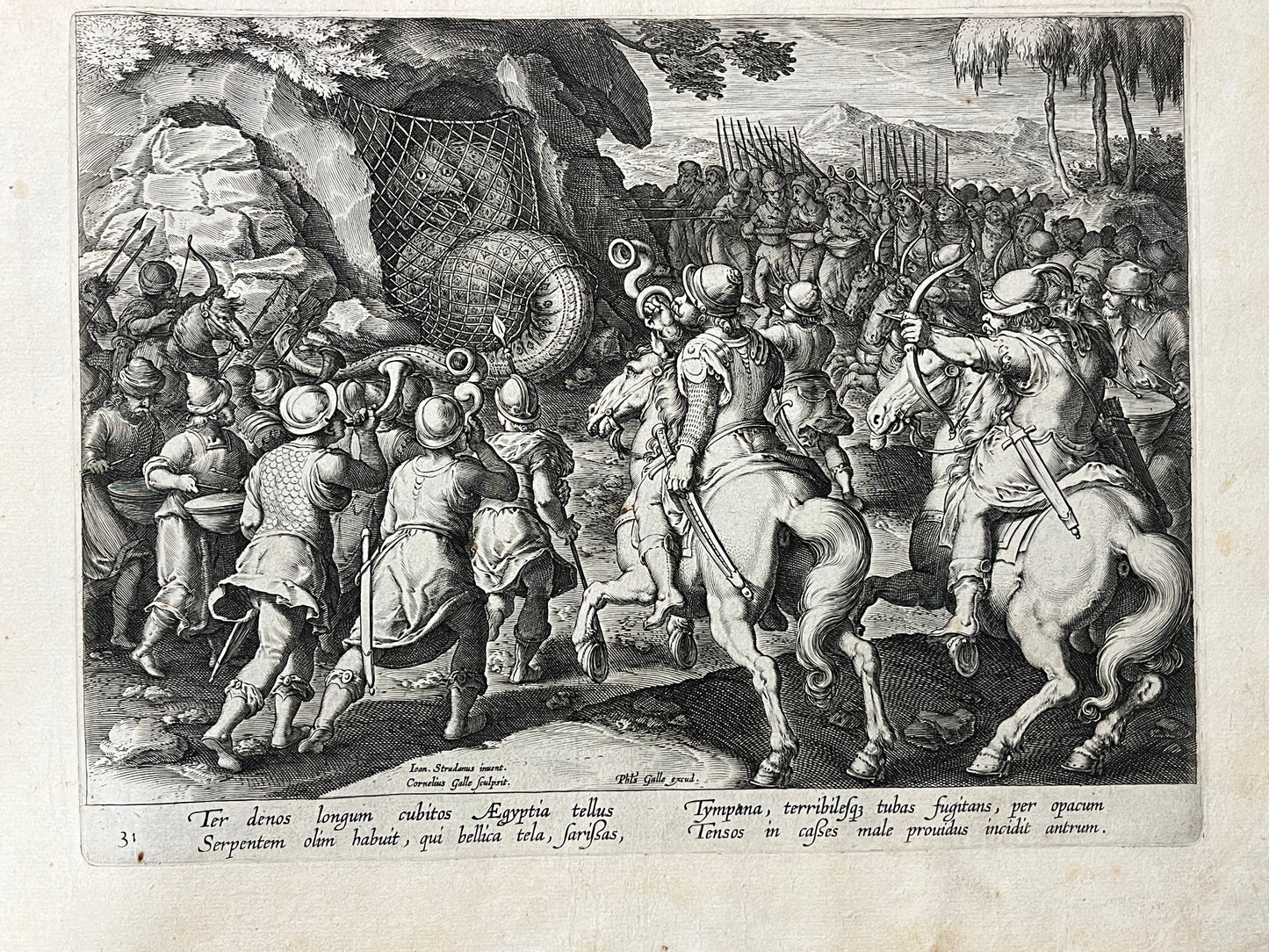 Stradanus/Galle - "Venationes ferarum, avium, piscium" - album of 51 prints - c1600