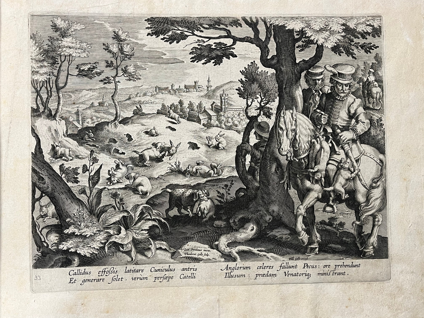 Stradanus/Galle - "Venationes ferarum, avium, piscium" - album of 51 prints - c1600