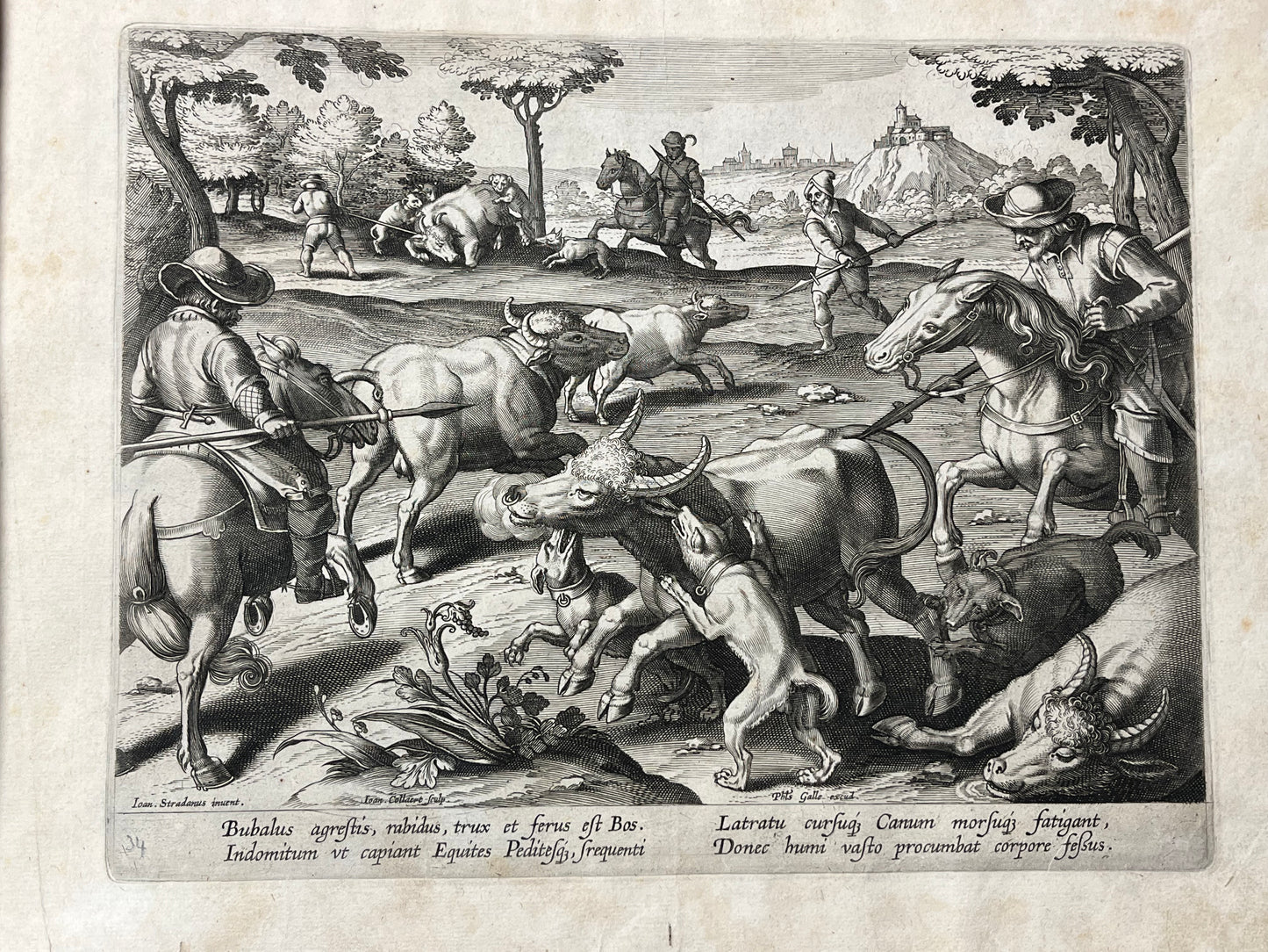 Stradanus/Galle - "Venationes ferarum, avium, piscium" - album of 51 prints - c1600