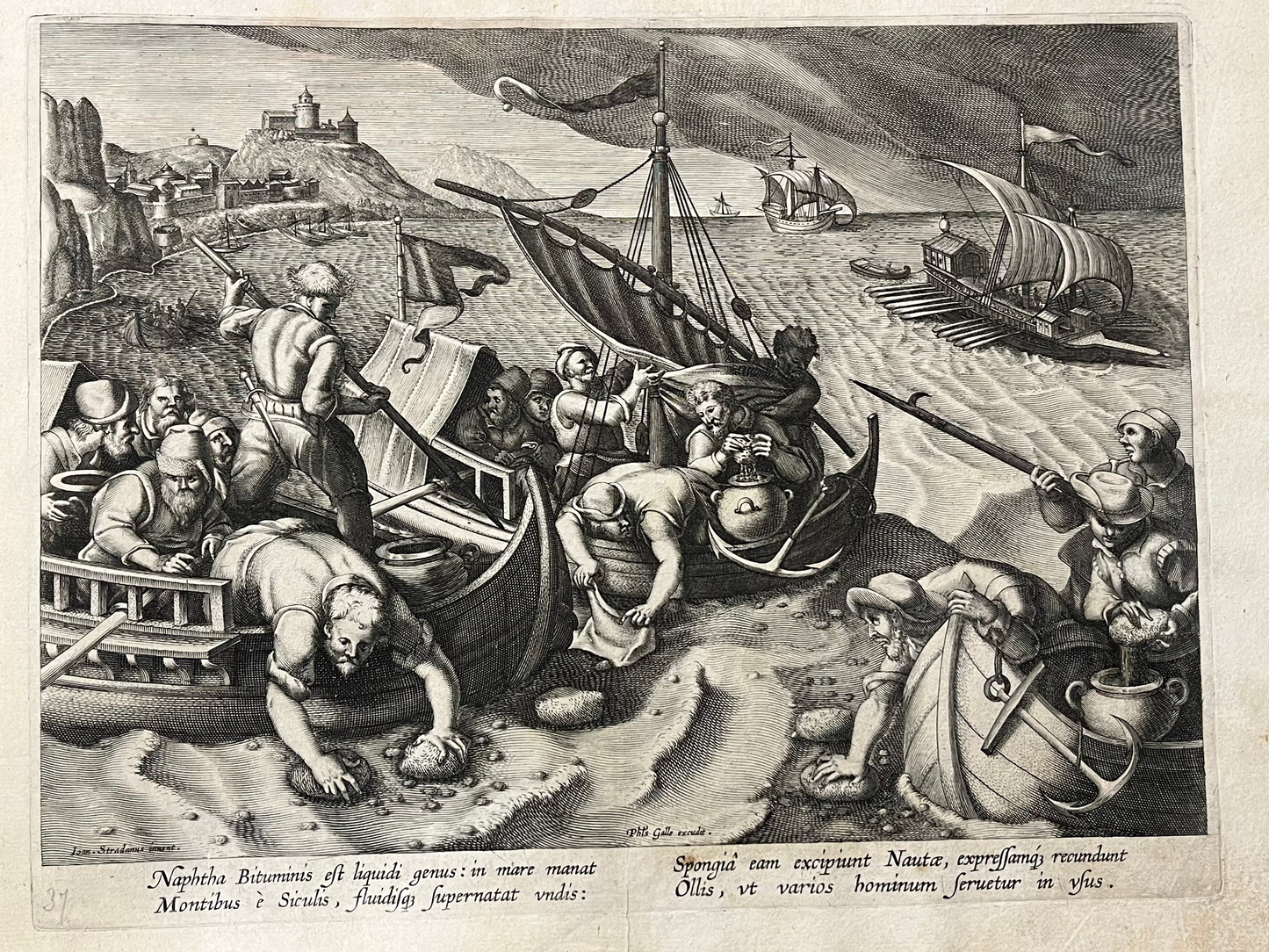 Stradanus/Galle - "Venationes ferarum, avium, piscium" - album of 51 prints - c1600