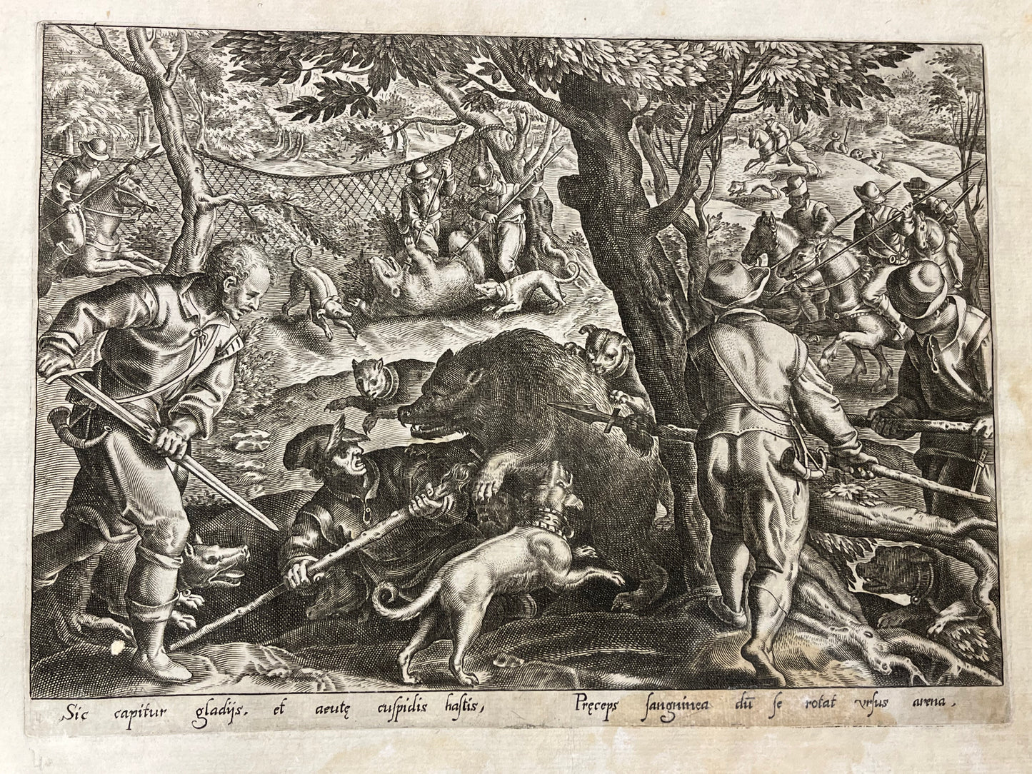 Stradanus/Galle - "Venationes ferarum, avium, piscium" - album of 51 prints - c1600