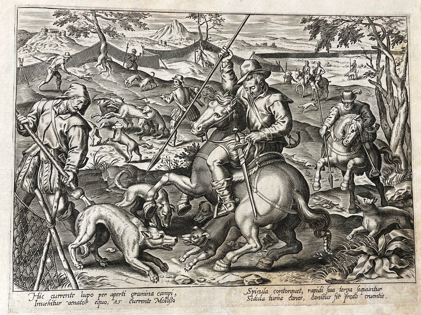 Stradanus/Galle - "Venationes ferarum, avium, piscium" - album of 51 prints - c1600