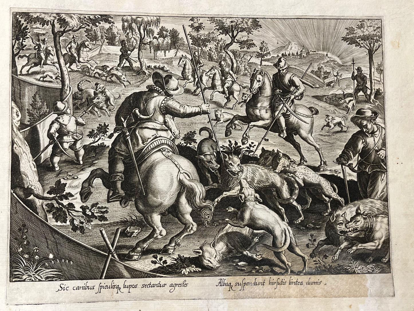 Stradanus/Galle - "Venationes ferarum, avium, piscium" - album of 51 prints - c1600
