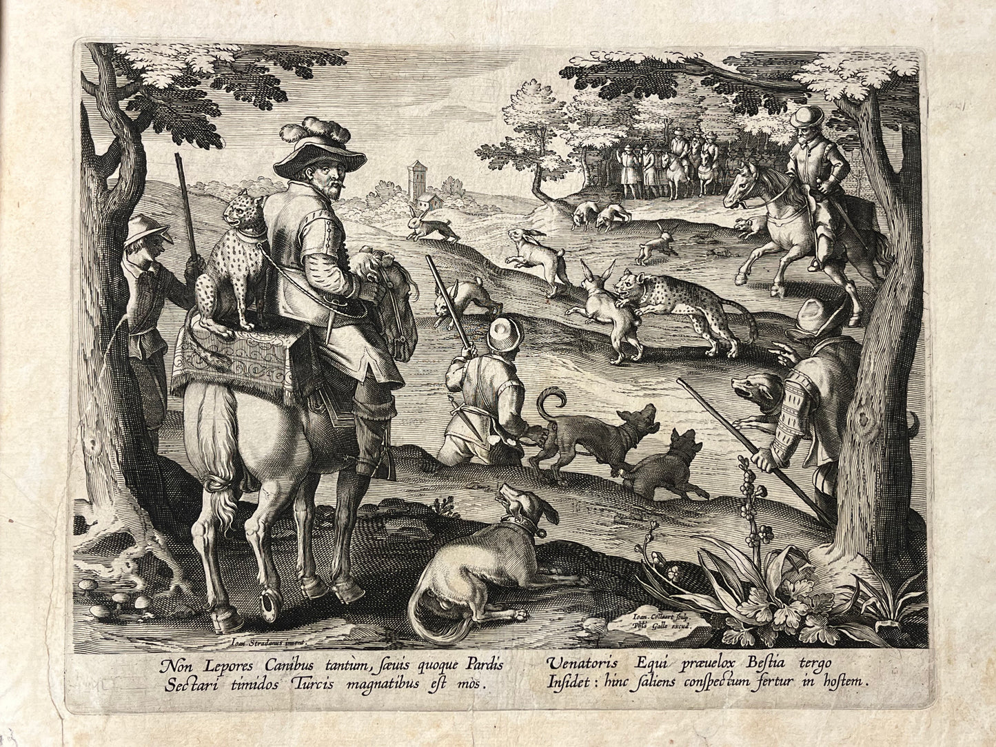 Stradanus/Galle - "Venationes ferarum, avium, piscium" - album of 51 prints - c1600