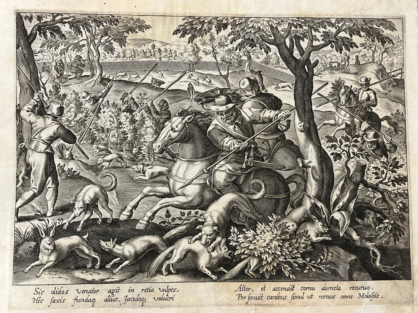 Stradanus/Galle - "Venationes ferarum, avium, piscium" - album of 51 prints - c1600