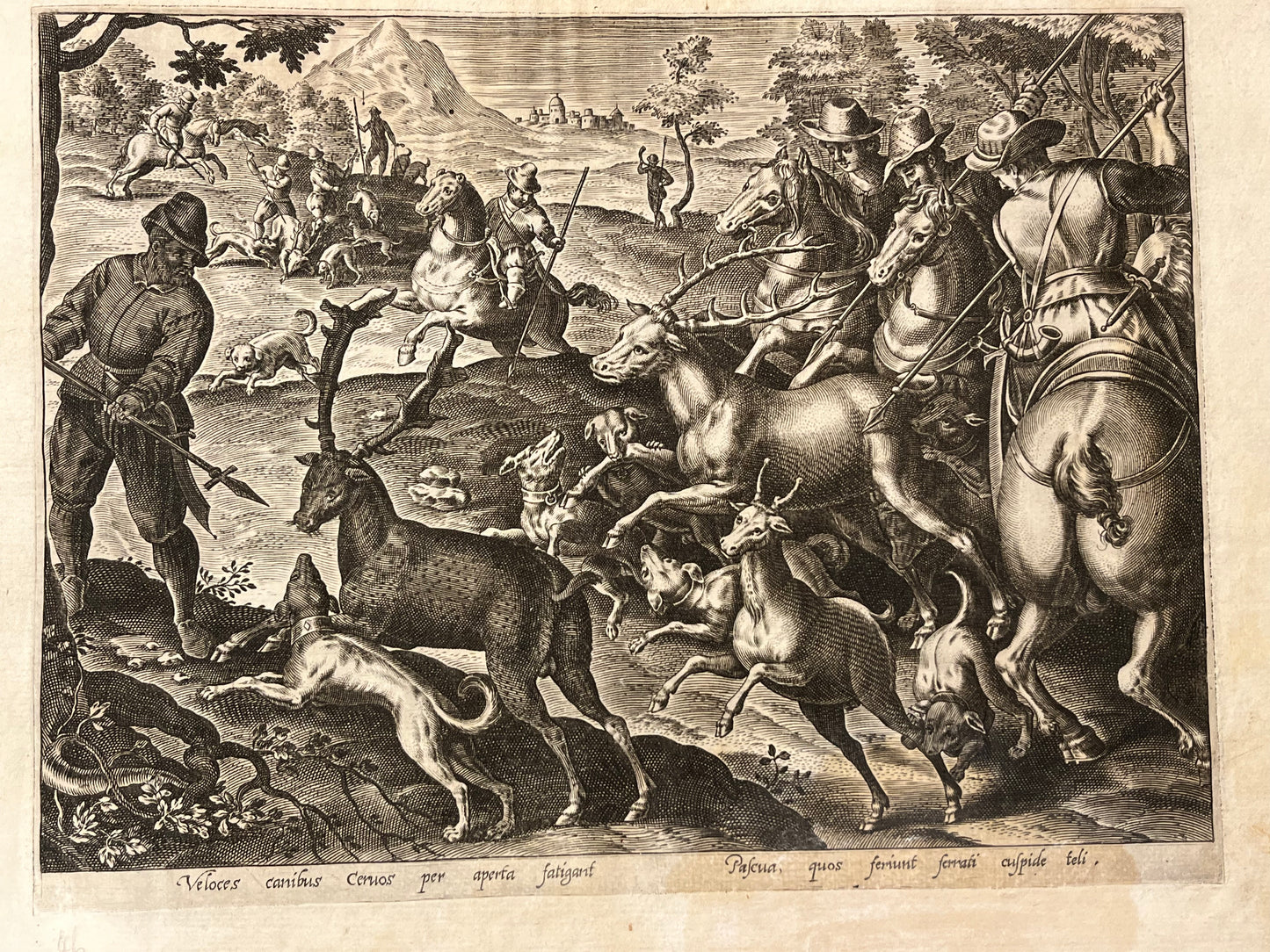 Stradanus/Galle - "Venationes ferarum, avium, piscium" - album of 51 prints - c1600