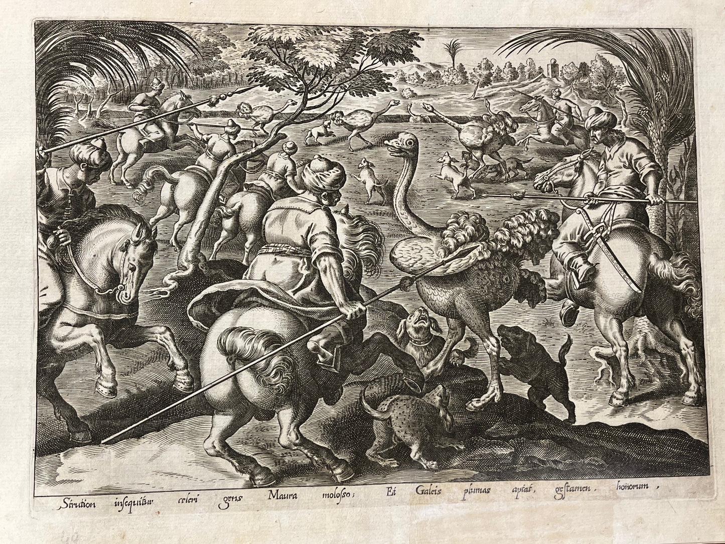 Stradanus/Galle - "Venationes ferarum, avium, piscium" - album of 51 prints - c1600
