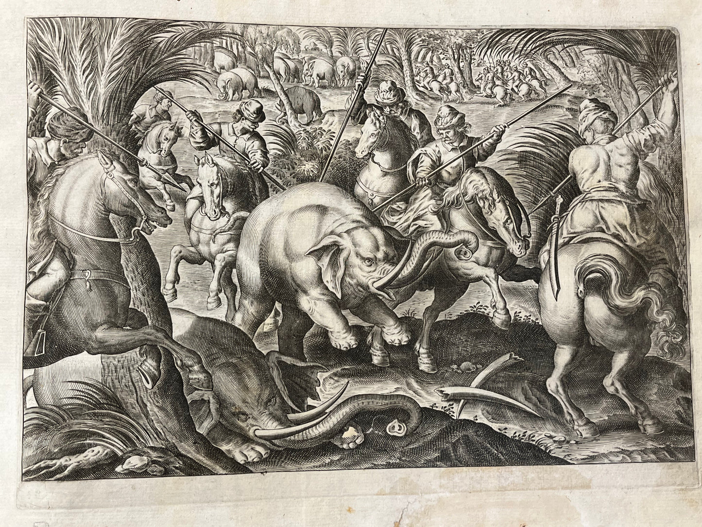Stradanus/Galle - "Venationes ferarum, avium, piscium" - album of 51 prints - c1600
