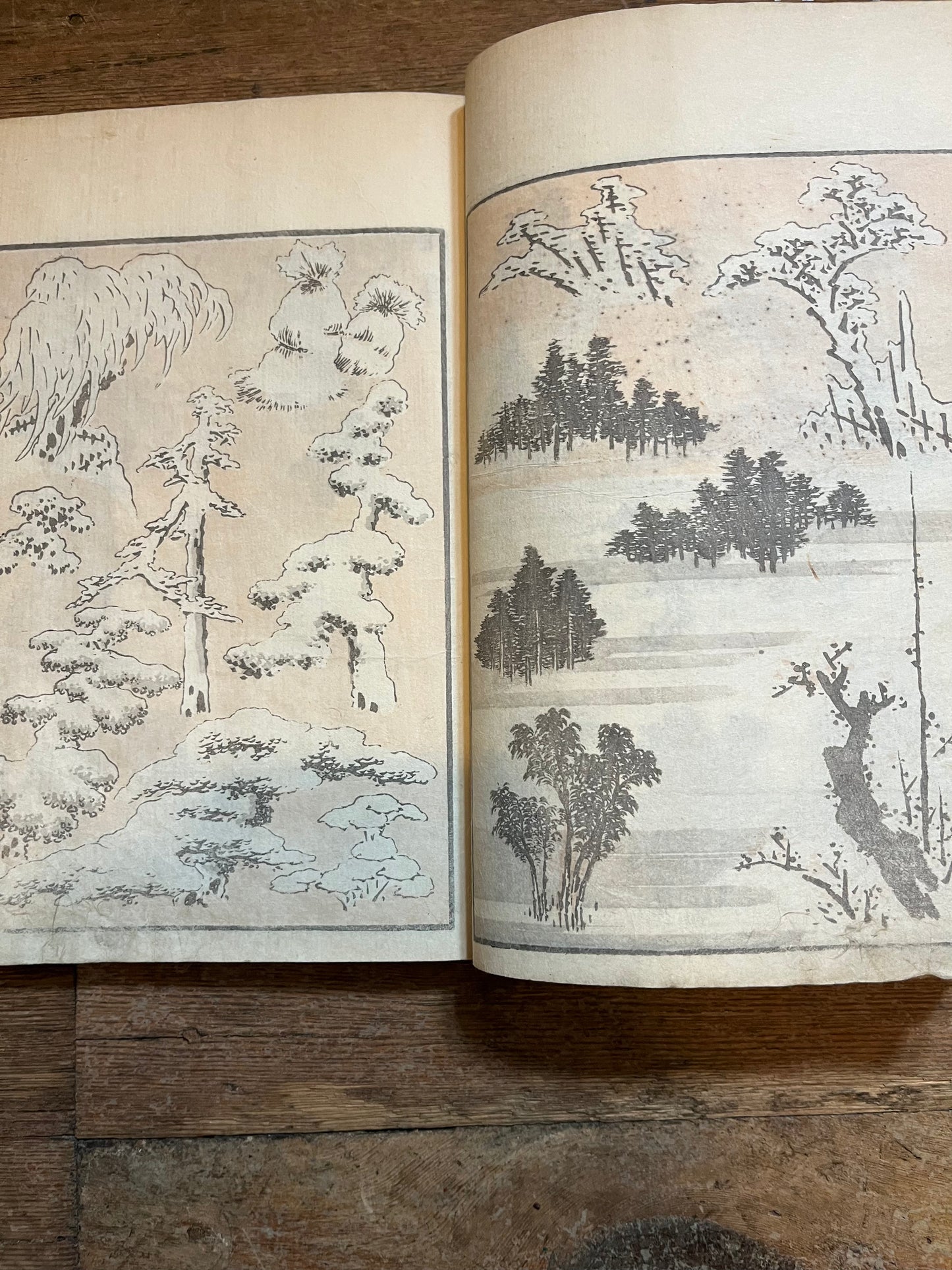 Hokusai Manga 1st edition - 4 Volumes (4,12,13,14) - Nagoya by Eirakuya Tôshirô