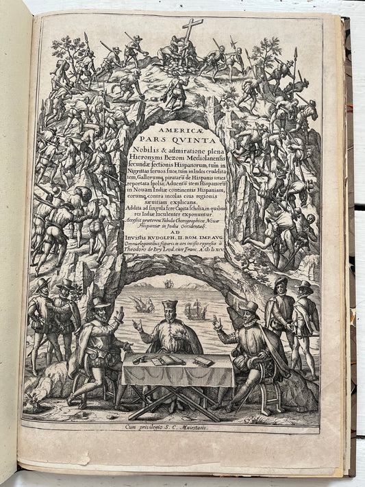 Americae pars Quinta - De Bry - 1617 - Benzoni
