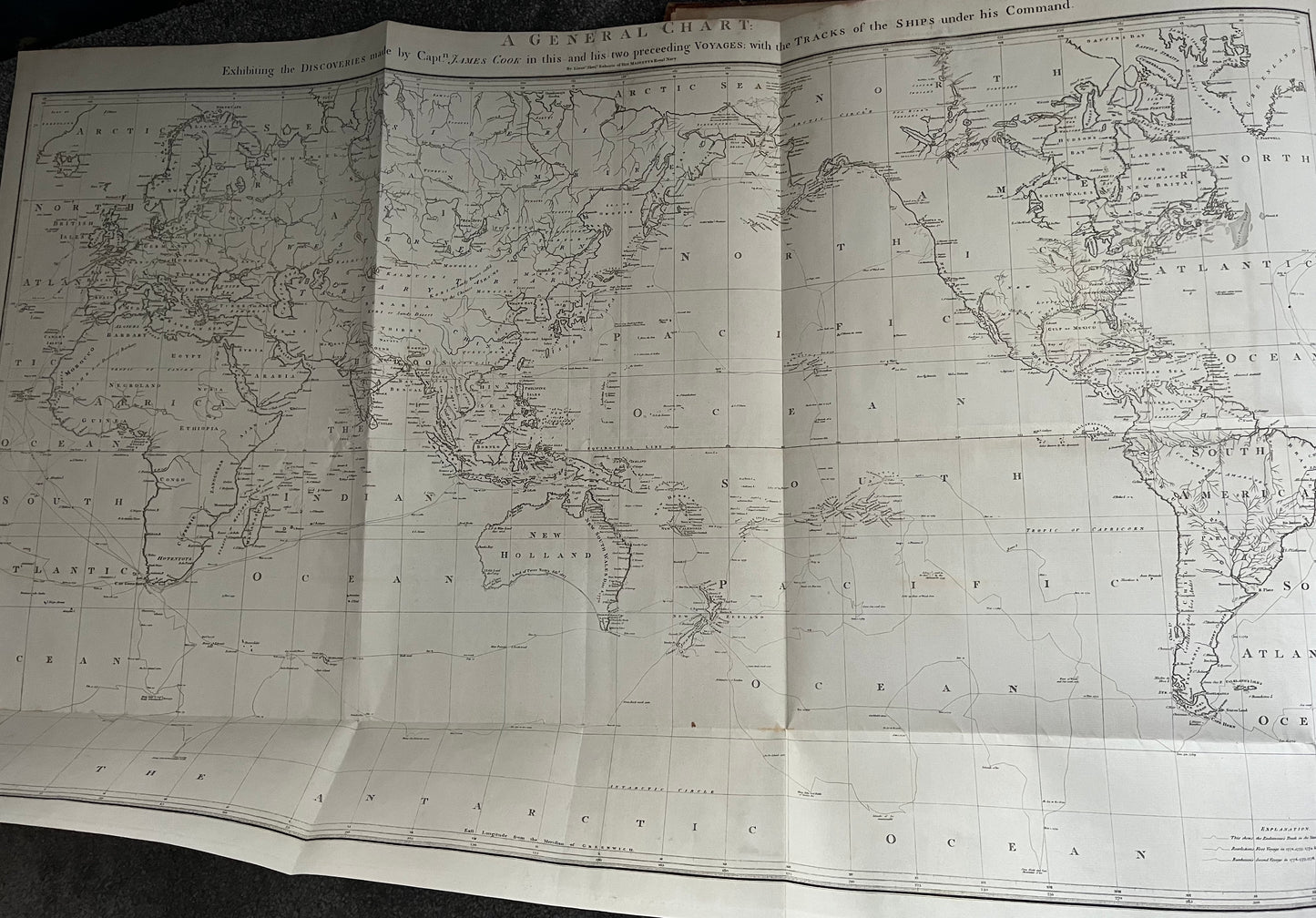 A Voyage to the Pacific Ocean Undertaken by the Command of his Majesty for Making Discoveries in the Northern Hemisphere - James Cook - Atlas Volume - Only - 1784 - Complete (63 of 63 plates)