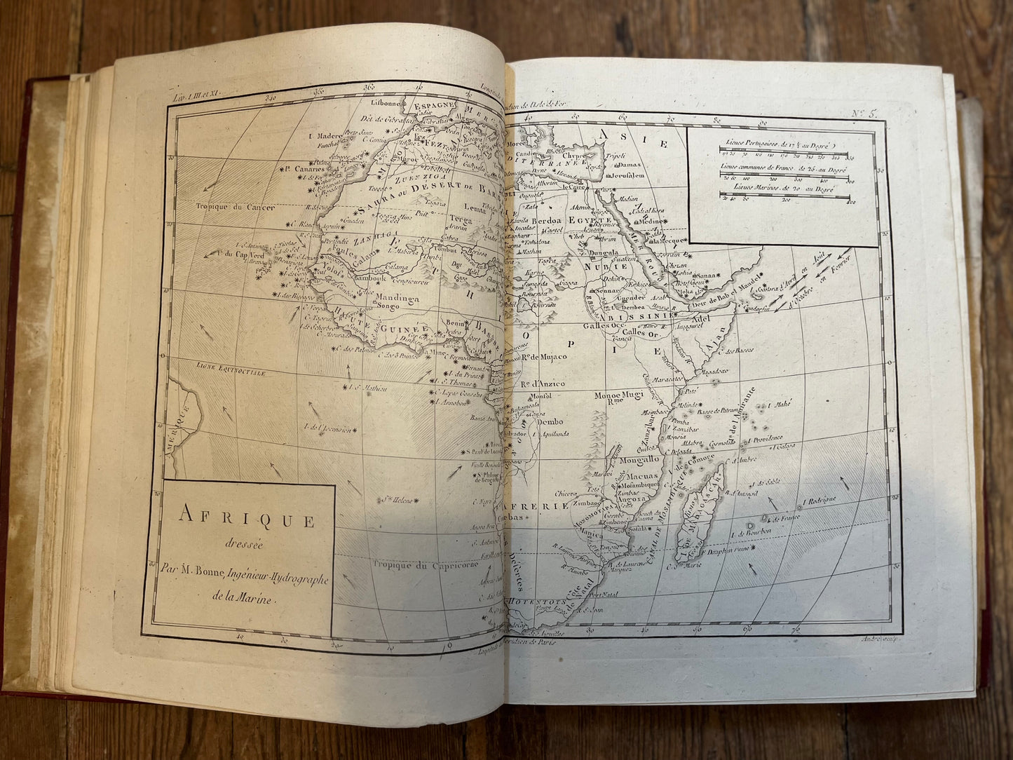 Atlas De Toutes Les Parties Connues Du Globe Terrestre - Bonne, Rigobert - Raynal, Guillaume