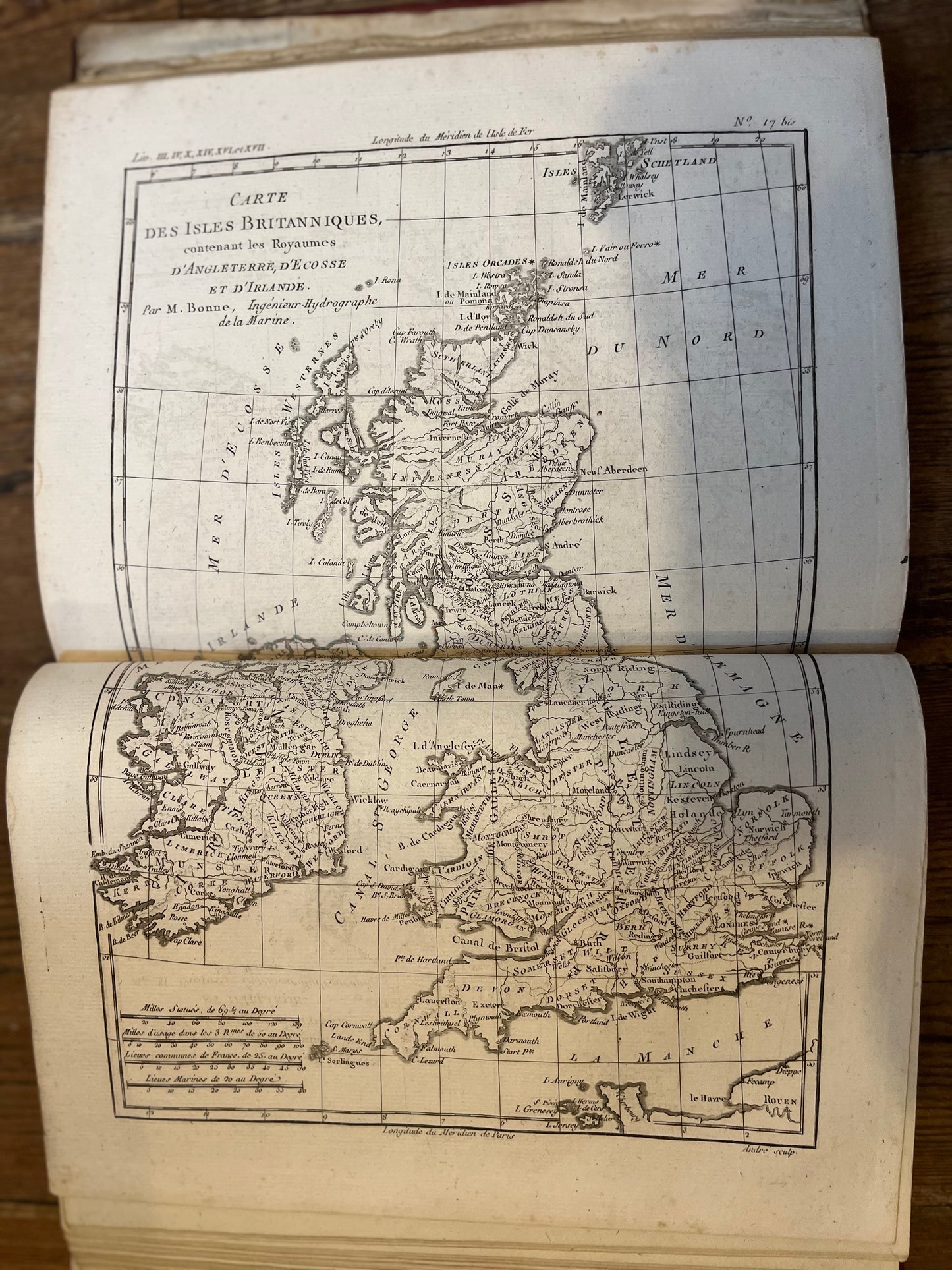 Atlas De Toutes Les Parties Connues Du Globe Terrestre - Bonne, Rigobert - Raynal, Guillaume