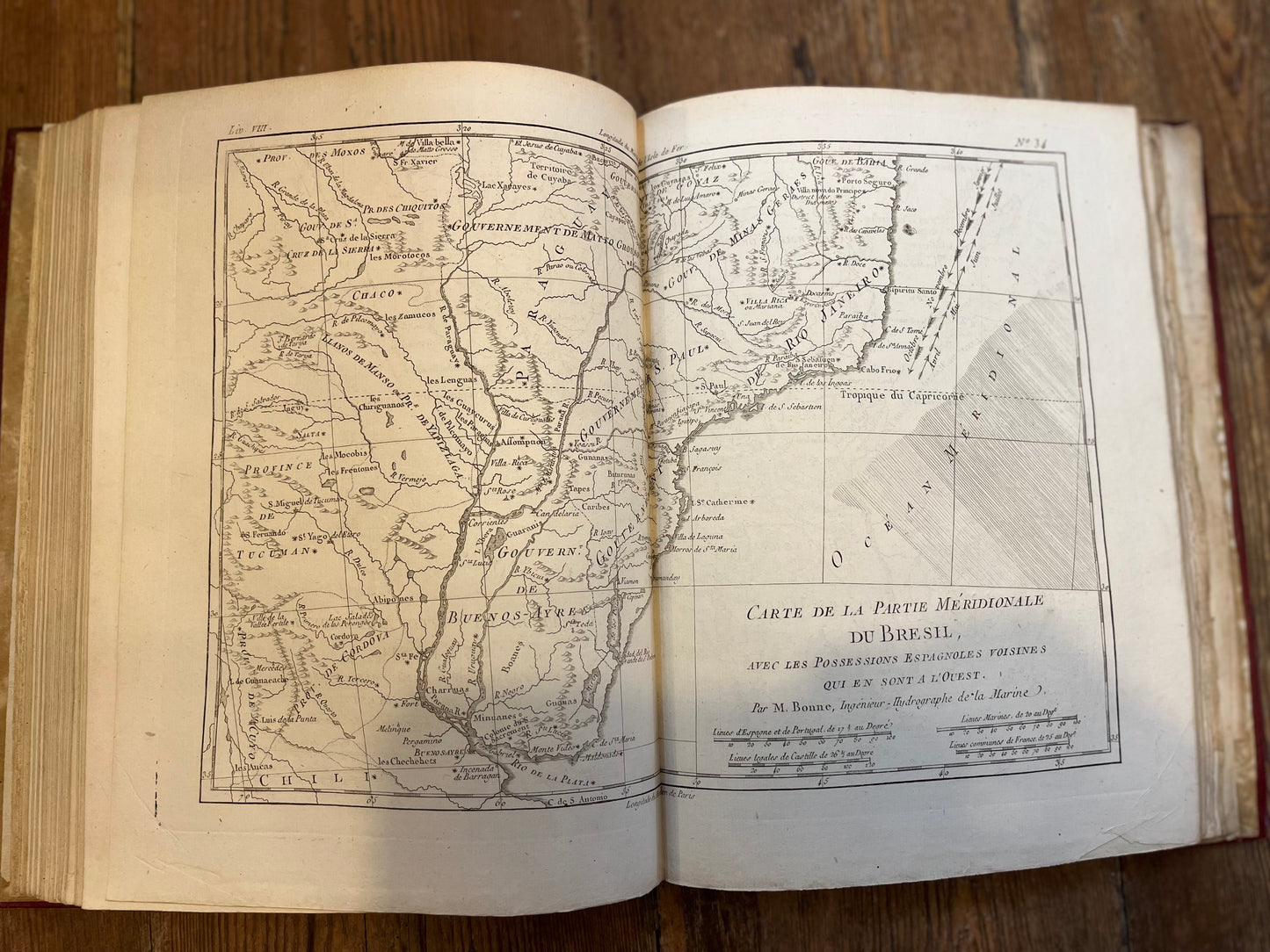 Atlas De Toutes Les Parties Connues Du Globe Terrestre - Bonne, Rigobert - Raynal, Guillaume